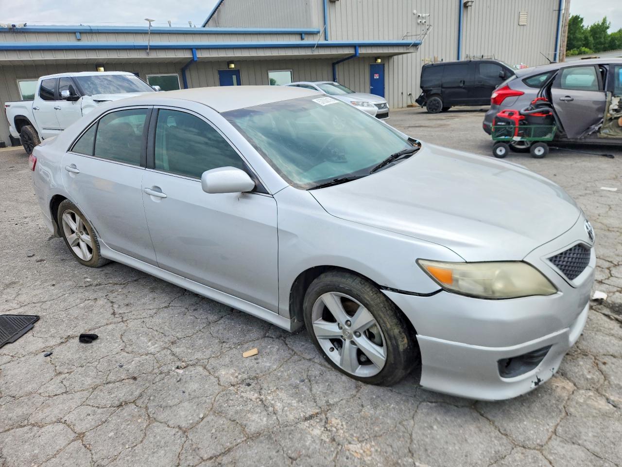 2010 Toyota Camry Se Silver vin: 4T1BF3EK2AU080555