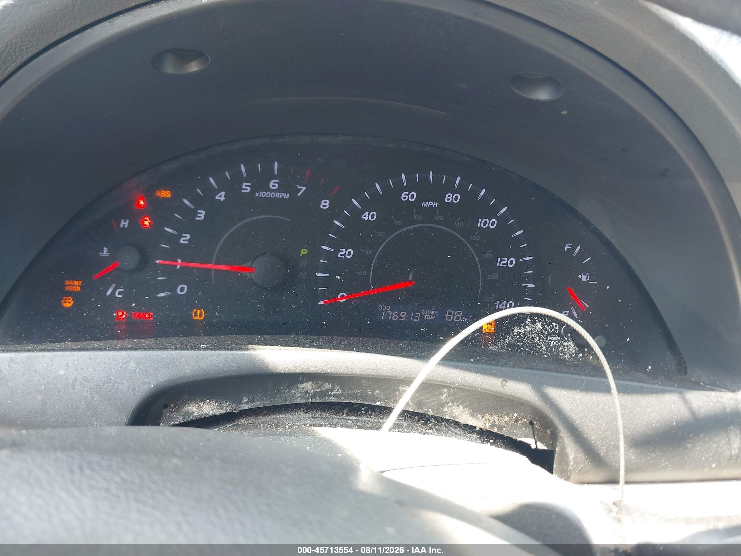 2010 Toyota Camry Le Red vin: 4T1BF3EK2AU089708