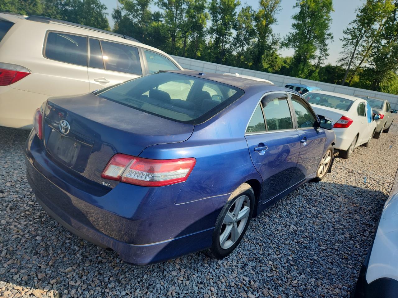 2010 Toyota Camry Se Blue vin: 4T1BF3EK2AU513534