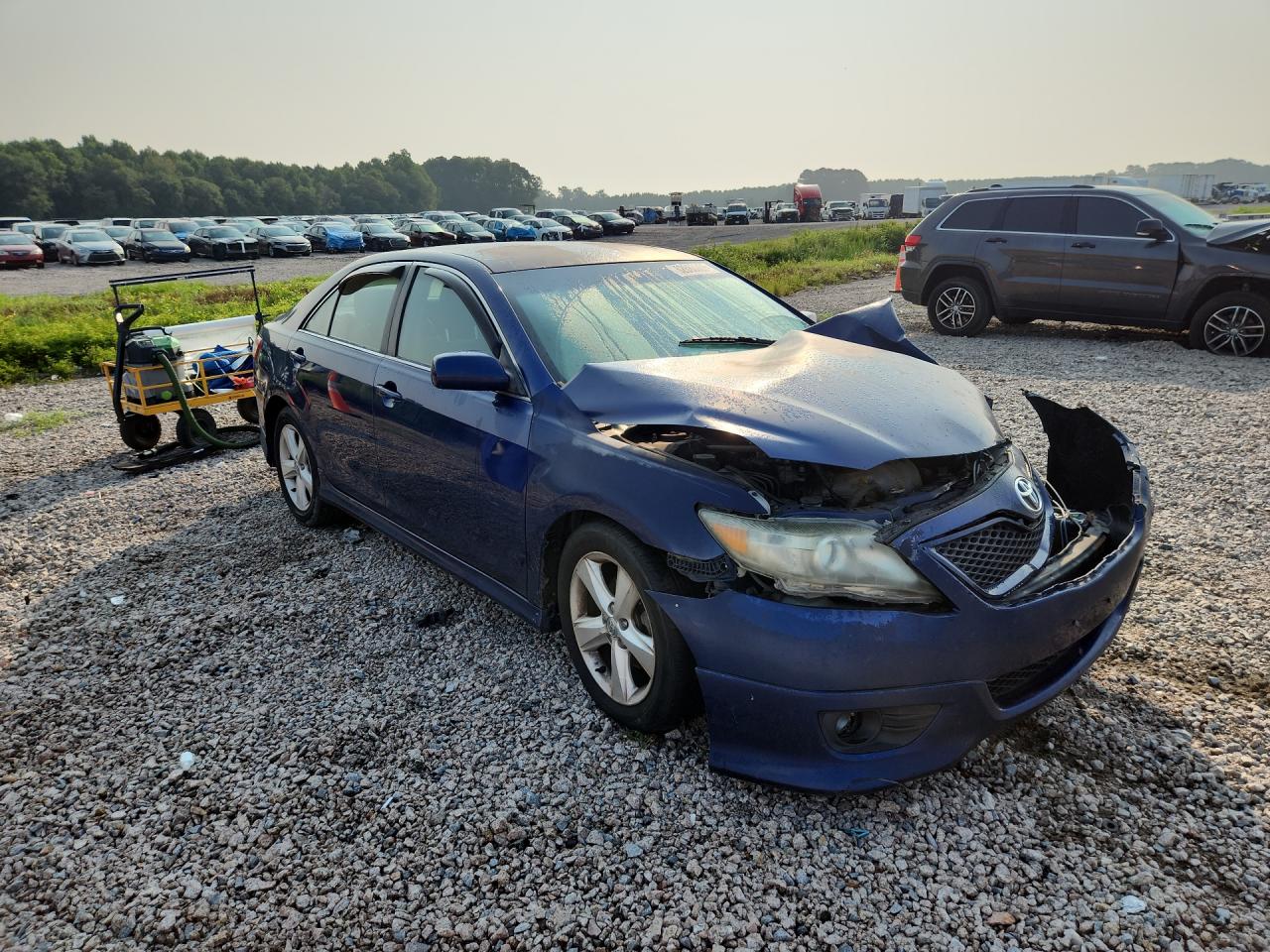 2010 Toyota Camry Se Blue vin: 4T1BF3EK2AU513534