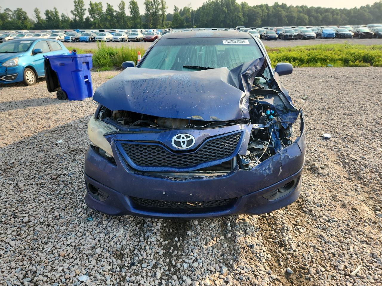 2010 Toyota Camry Se Blue vin: 4T1BF3EK2AU513534