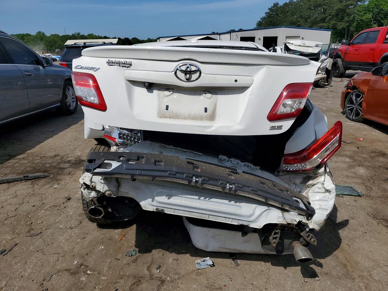 2010 Toyota Camry Se Белый vin: 4T1BF3EK2AU550597