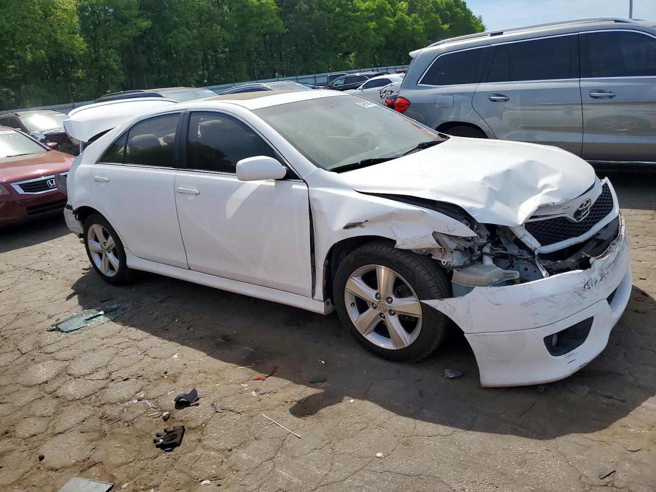 2010 Toyota Camry Se Белый vin: 4T1BF3EK2AU550597