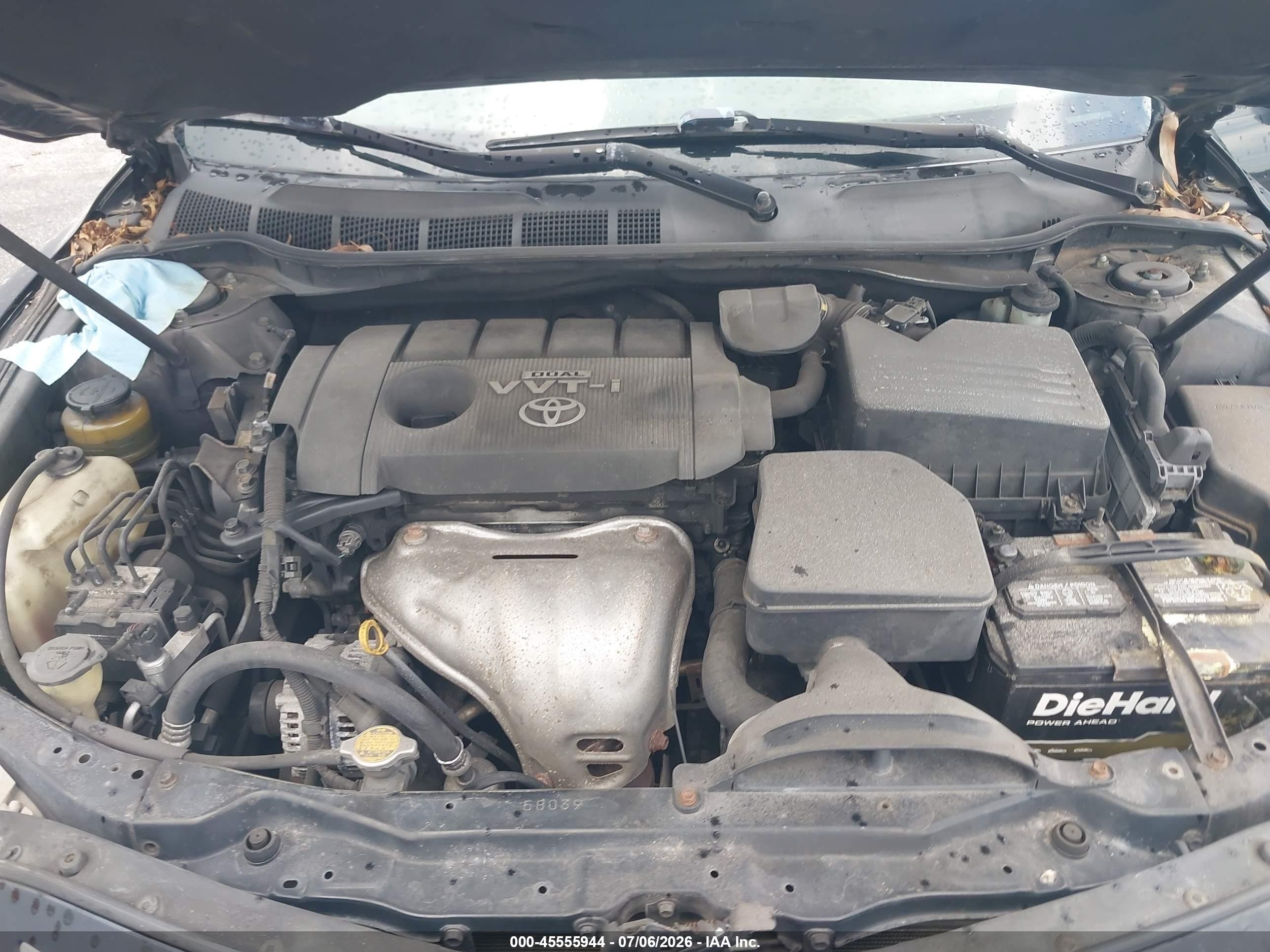 2010 Toyota Camry   Black vin: 4T1BF3EK2AU552107