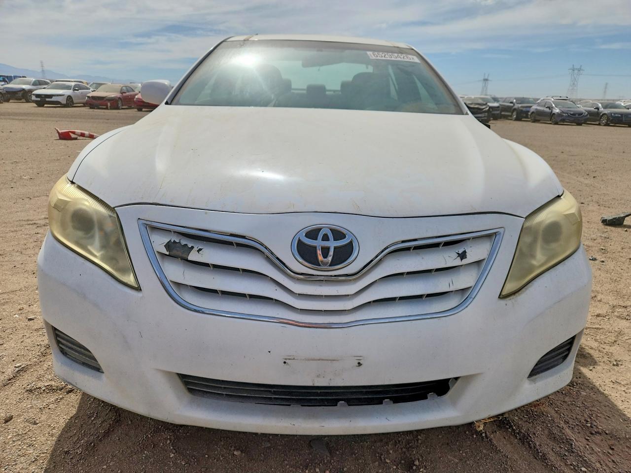 2010 Toyota Camry Le White vin: 4T1BF3EK2AU562023