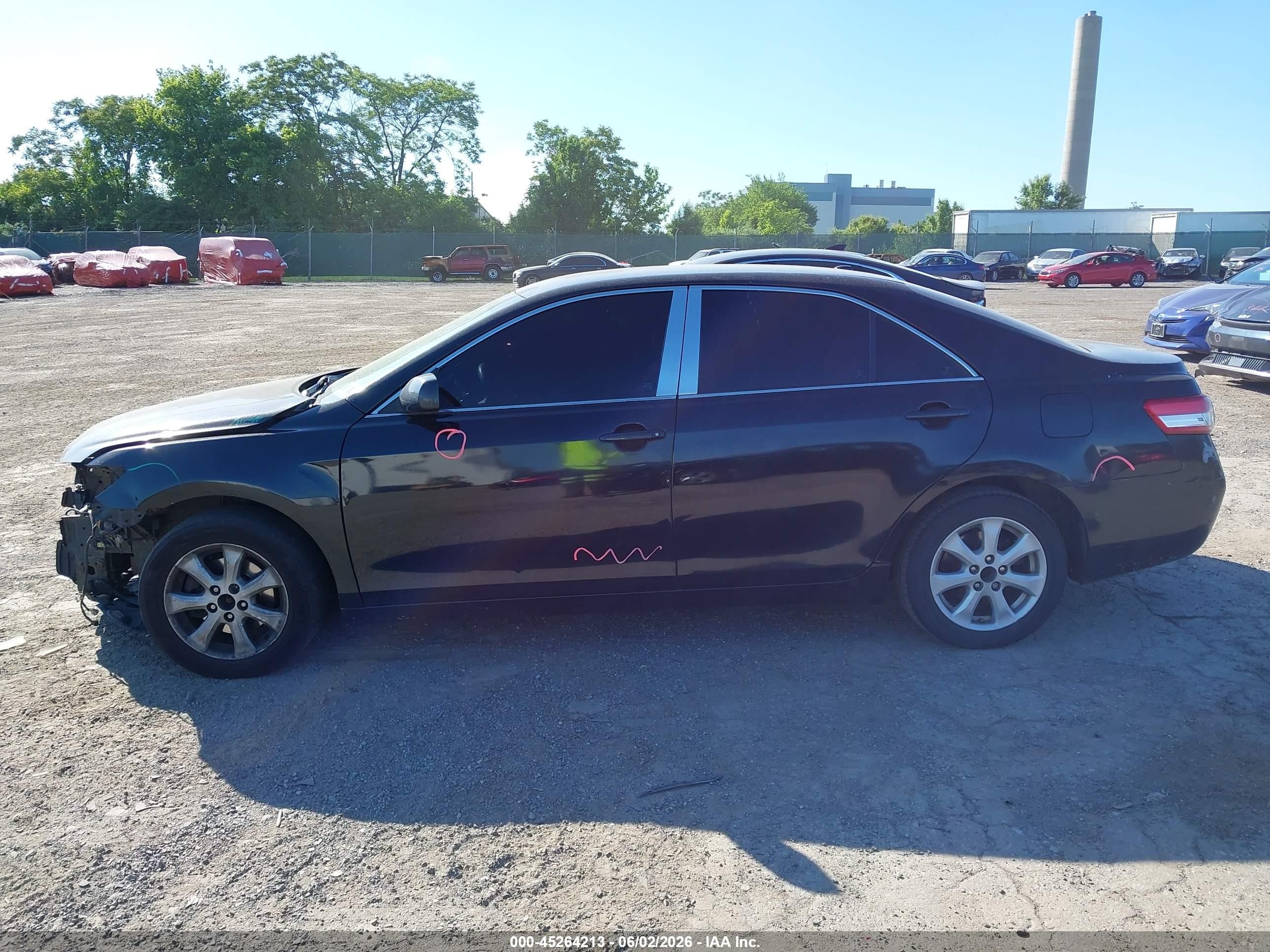 2011 Toyota Camry Le Black vin: 4T1BF3EK2BU124202