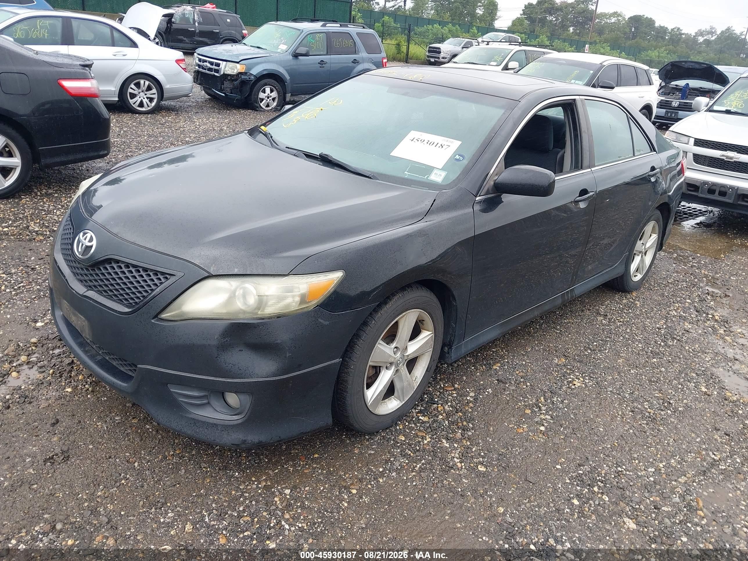 2011 Toyota Camry Se Black vin: 4T1BF3EK2BU143736