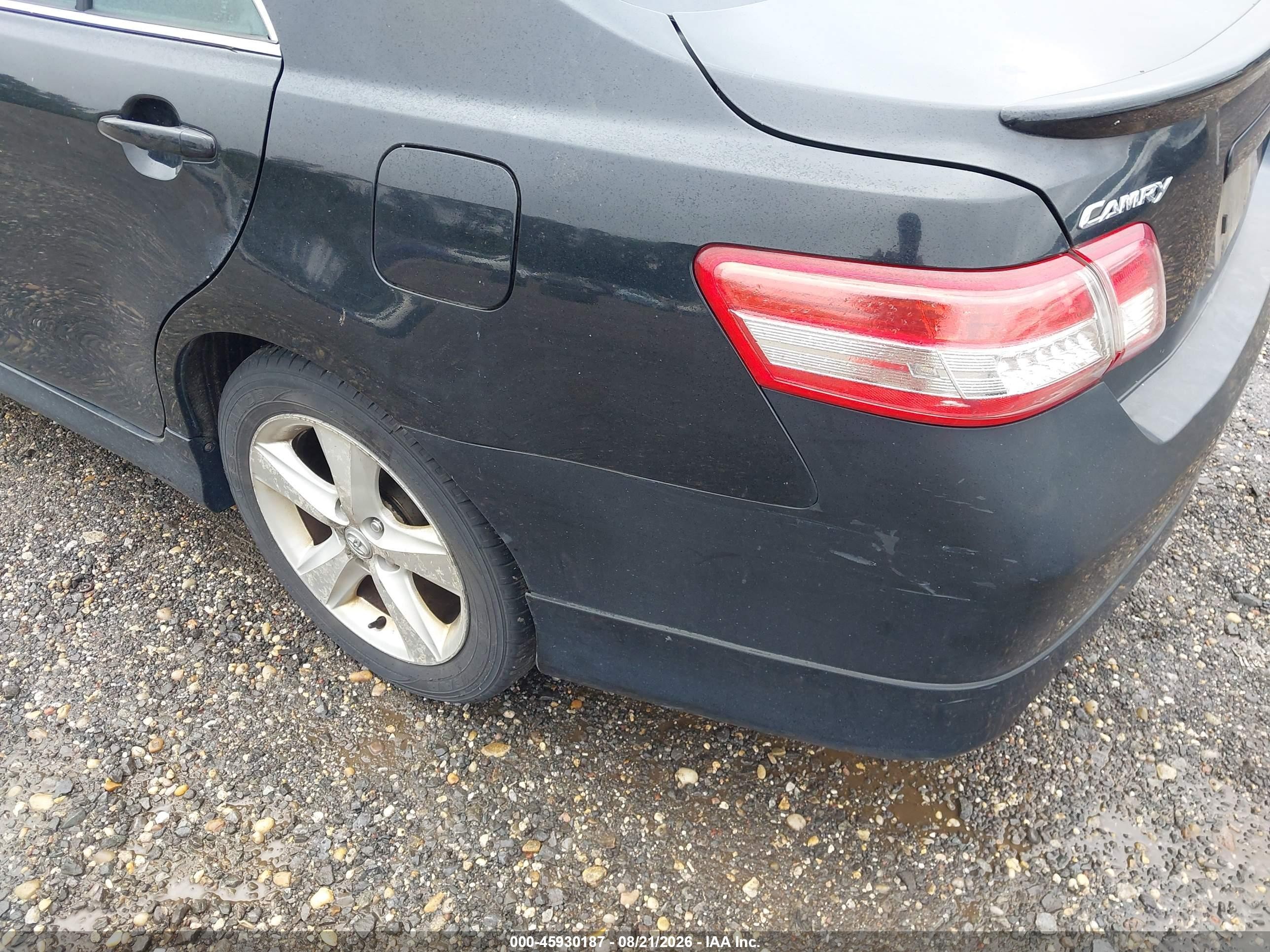 2011 Toyota Camry Se Black vin: 4T1BF3EK2BU143736