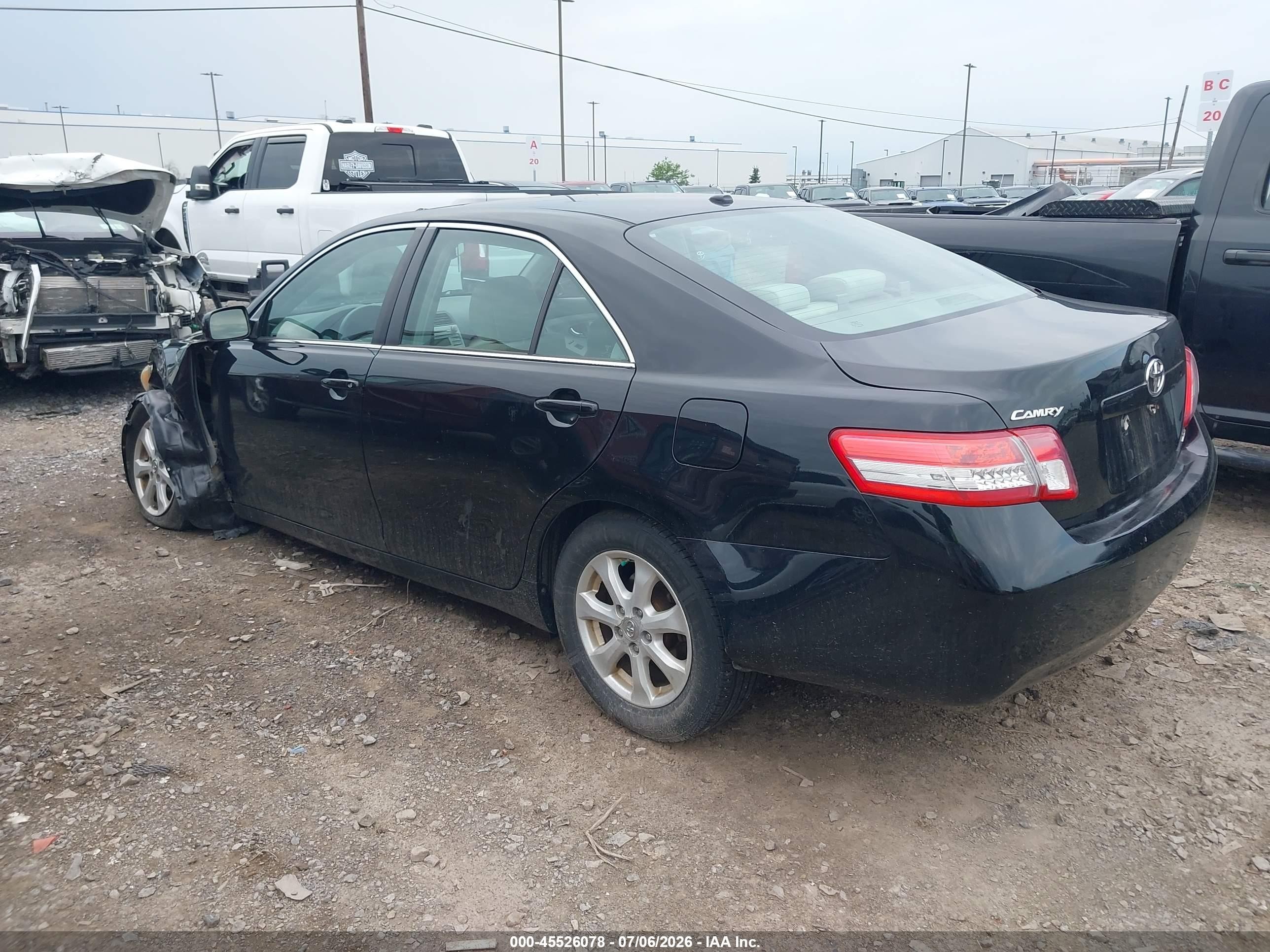 2011 Toyota Camry Le Black vin: 4T1BF3EK2BU154543
