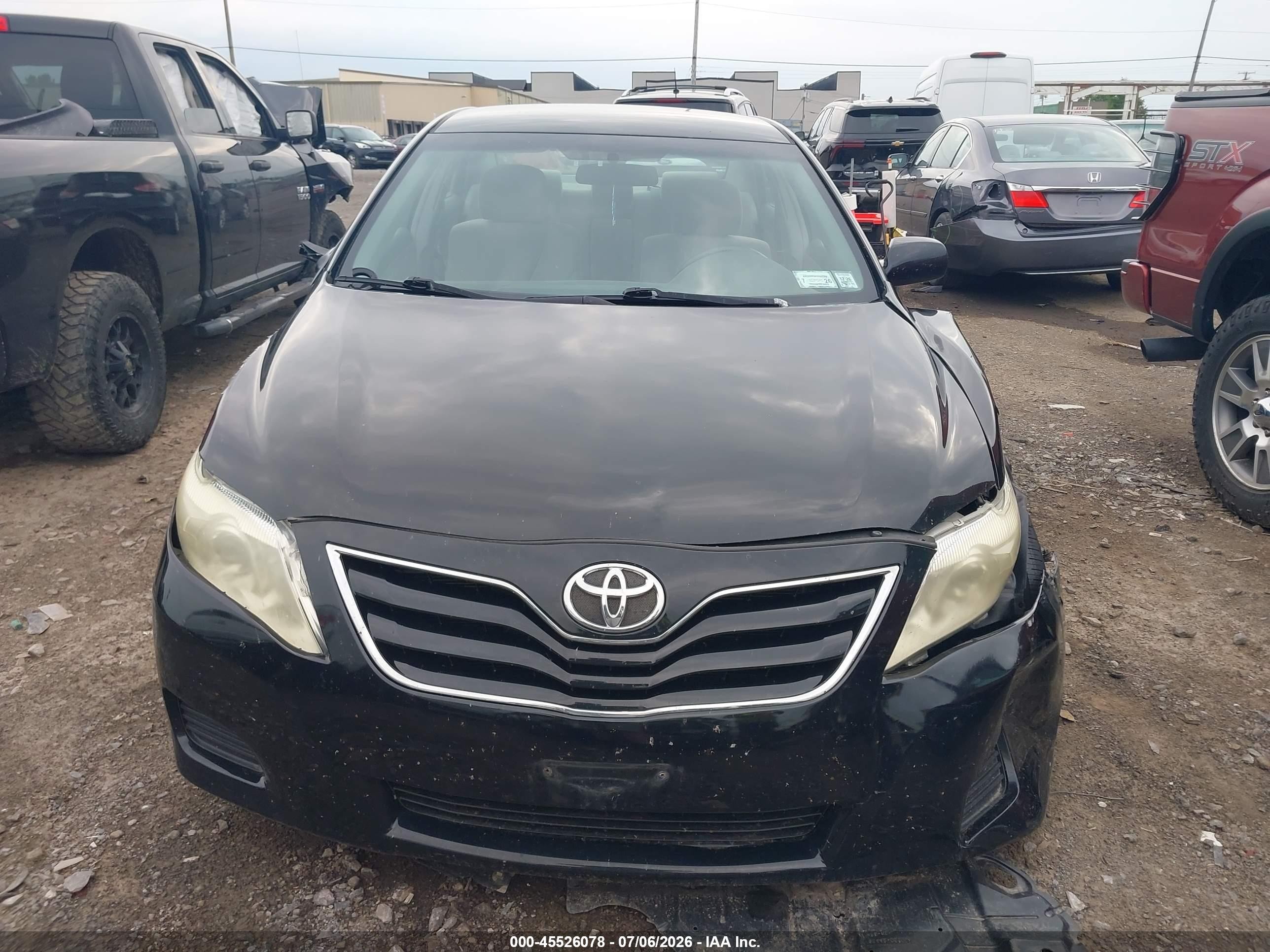 2011 Toyota Camry Le Black vin: 4T1BF3EK2BU154543