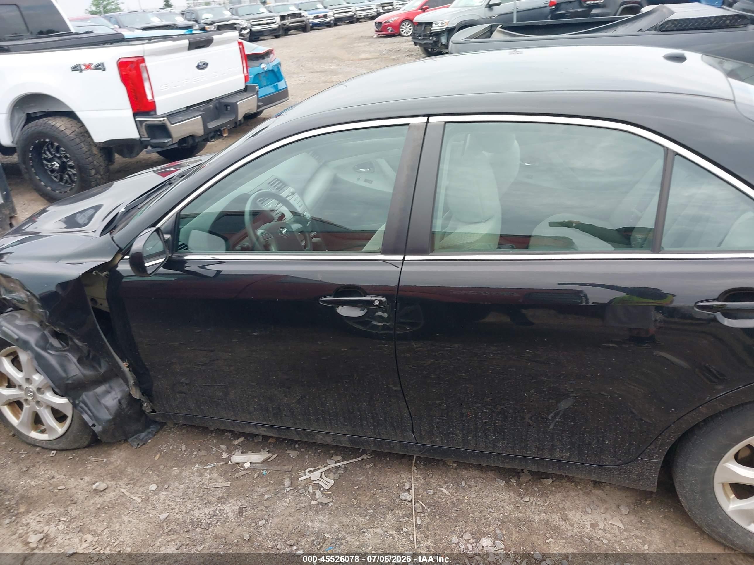 2011 Toyota Camry Le Black vin: 4T1BF3EK2BU154543