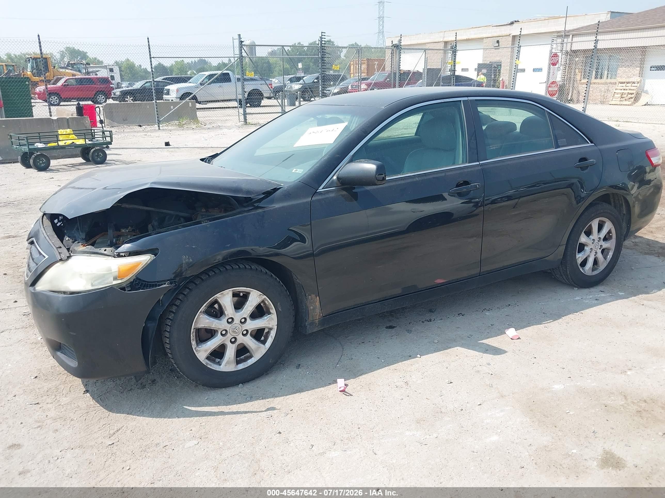 2011 Toyota Camry Le Black vin: 4T1BF3EK2BU171035