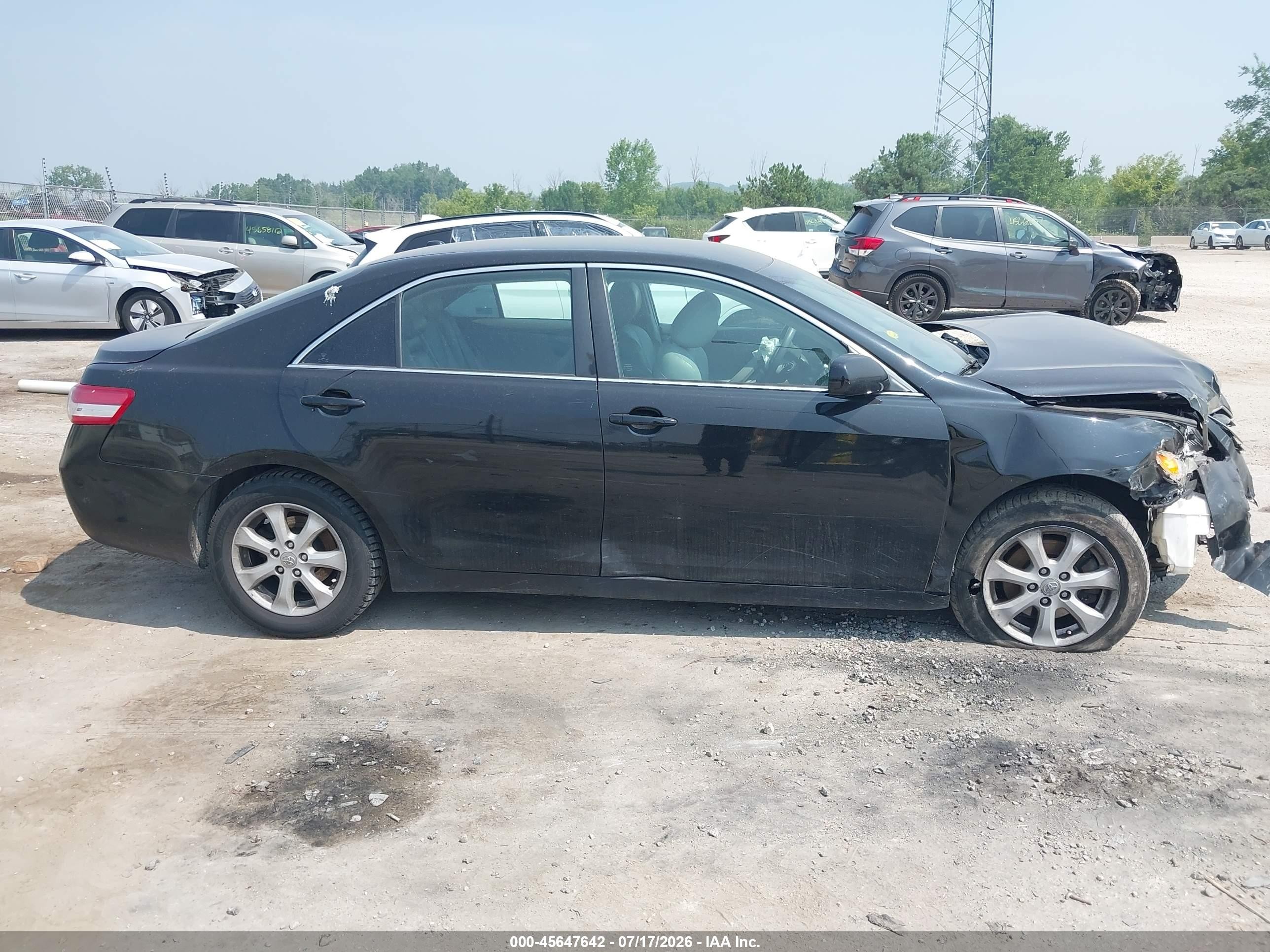 2011 Toyota Camry Le Black vin: 4T1BF3EK2BU171035