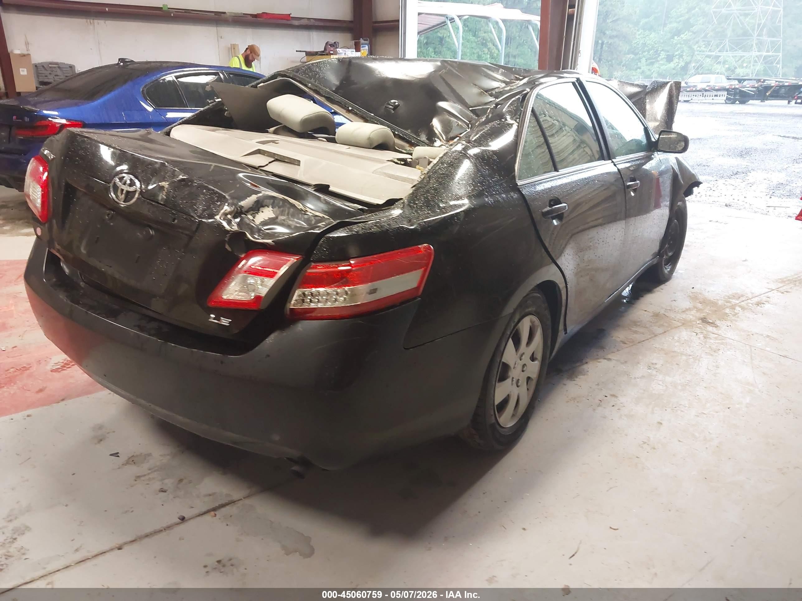 2011 Toyota Camry Le Black vin: 4T1BF3EK2BU175957