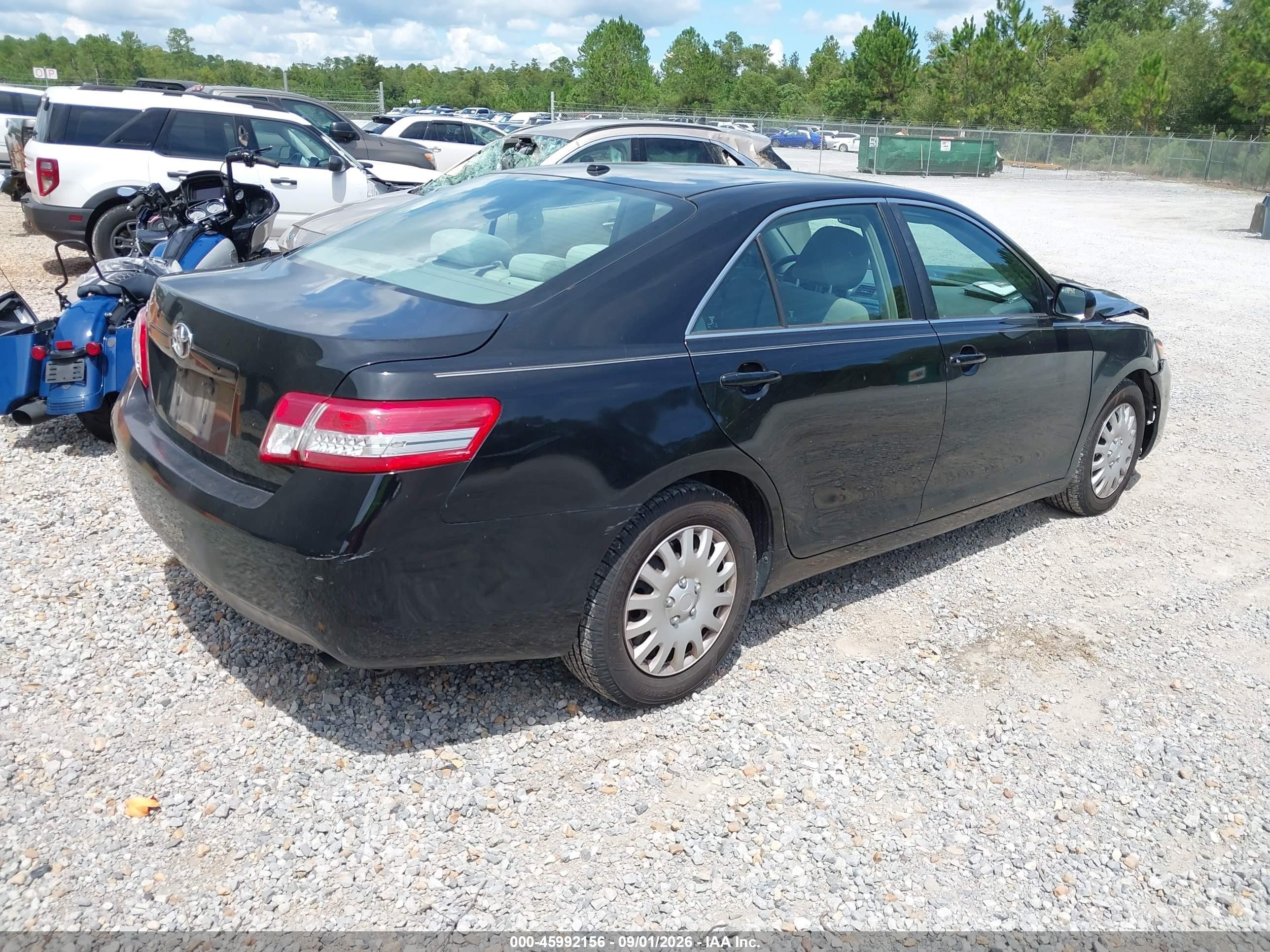 2011 Toyota Camry   Black vin: 4T1BF3EK2BU189485