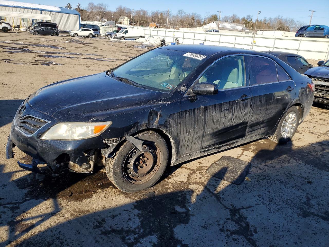 2011 Toyota Camry Base Черный vin: 4T1BF3EK2BU193262