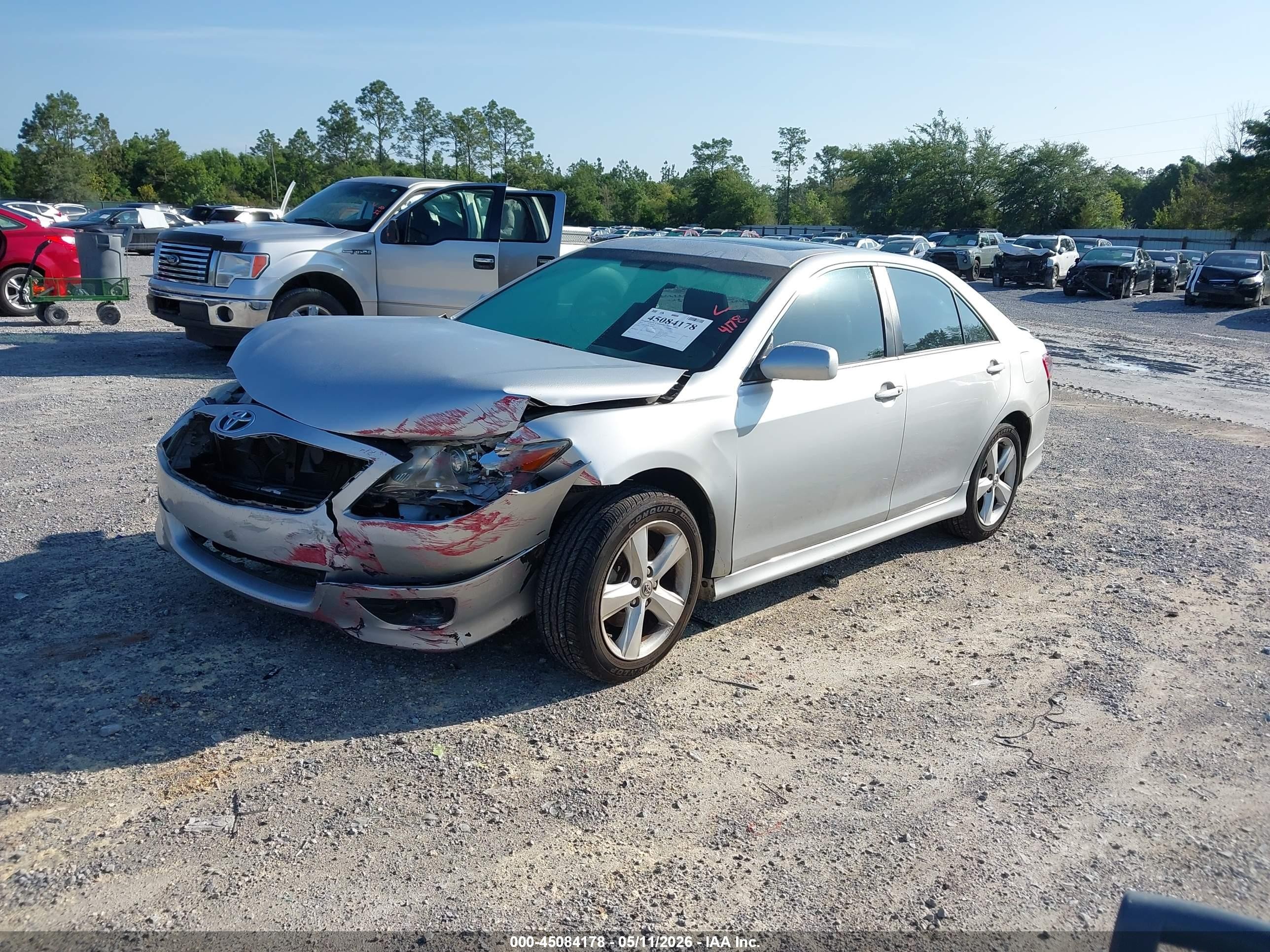 2011 Toyota Camry Se Silver vin: 4T1BF3EK2BU195738