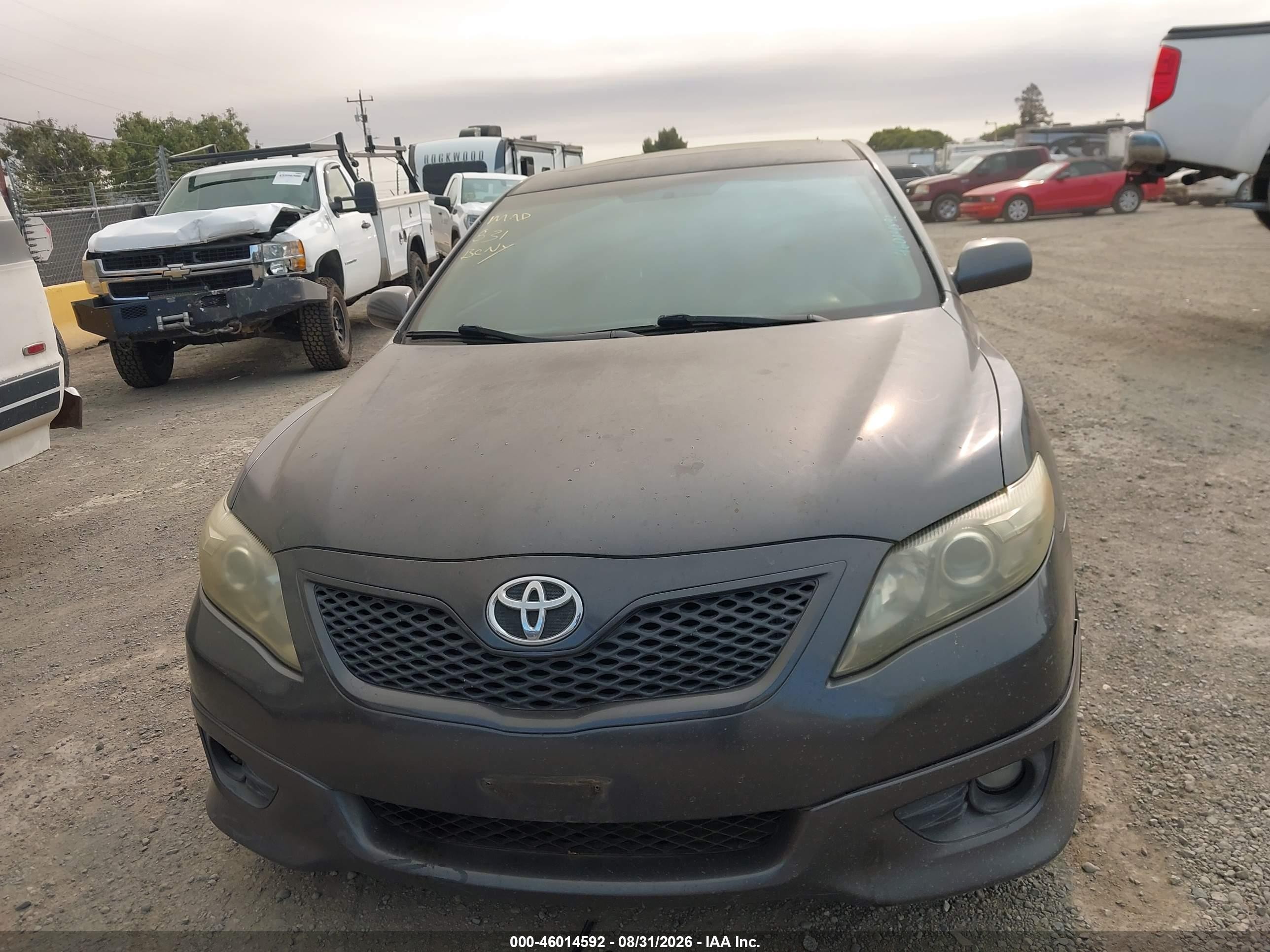 2011 Toyota Camry Se Gray vin: 4T1BF3EK2BU207242