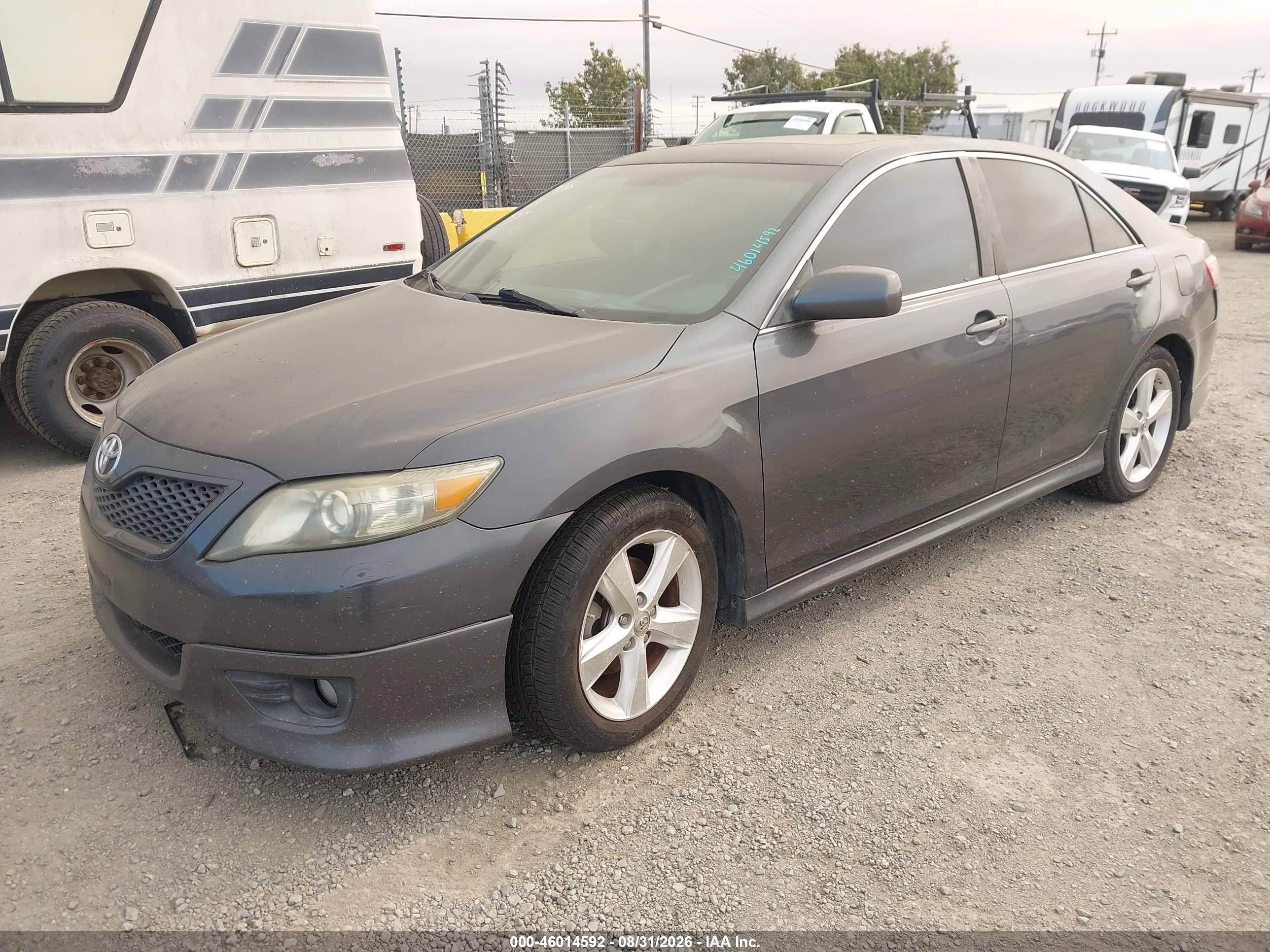 2011 Toyota Camry Se Gray vin: 4T1BF3EK2BU207242