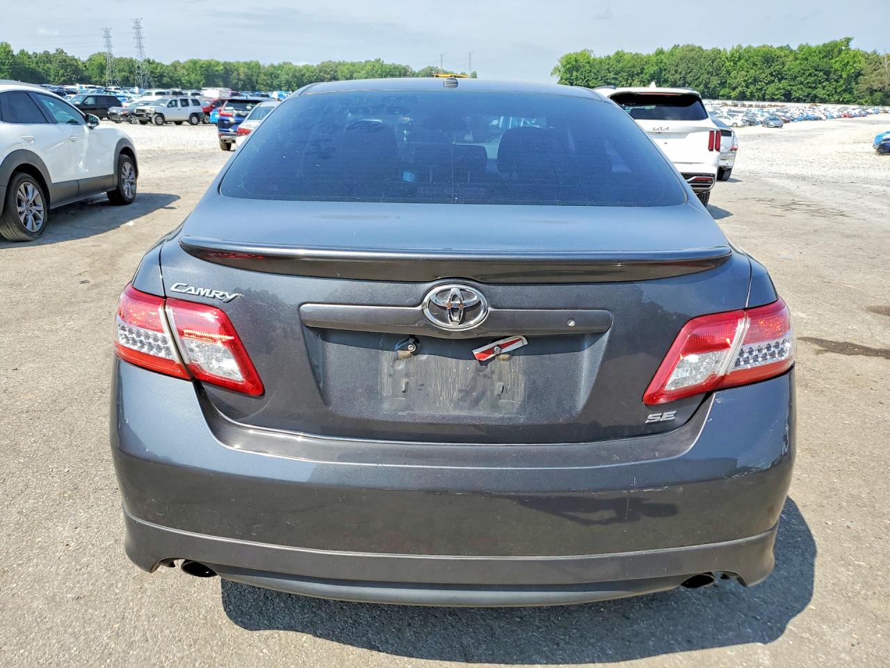 2011 Toyota Camry Se Gray vin: 4T1BF3EK2BU209119