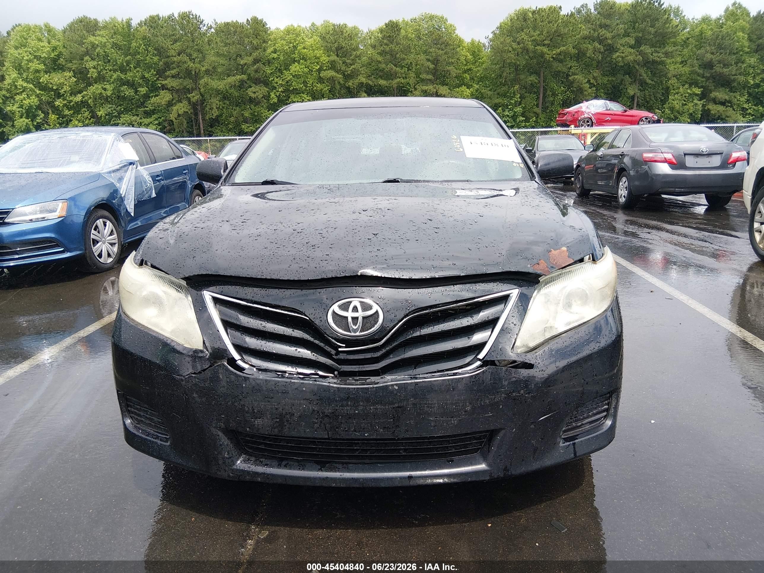 2011 Toyota Camry Black vin: 4T1BF3EK2BU225918