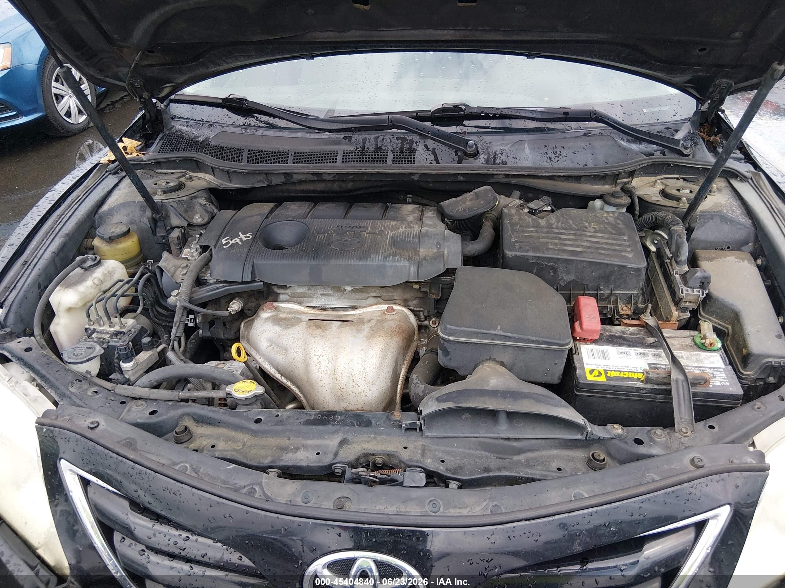 2011 Toyota Camry Black vin: 4T1BF3EK2BU225918