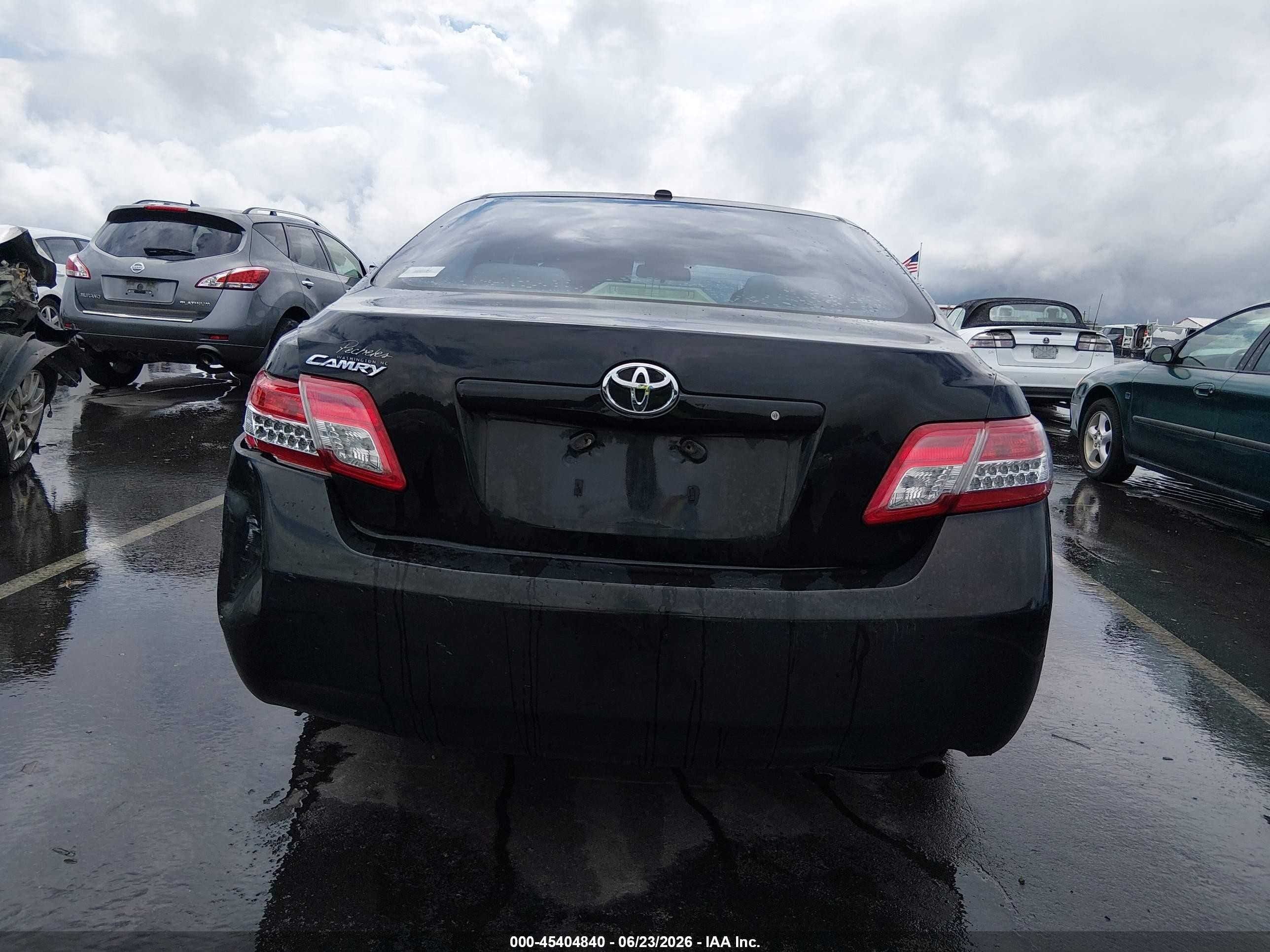 2011 Toyota Camry Black vin: 4T1BF3EK2BU225918
