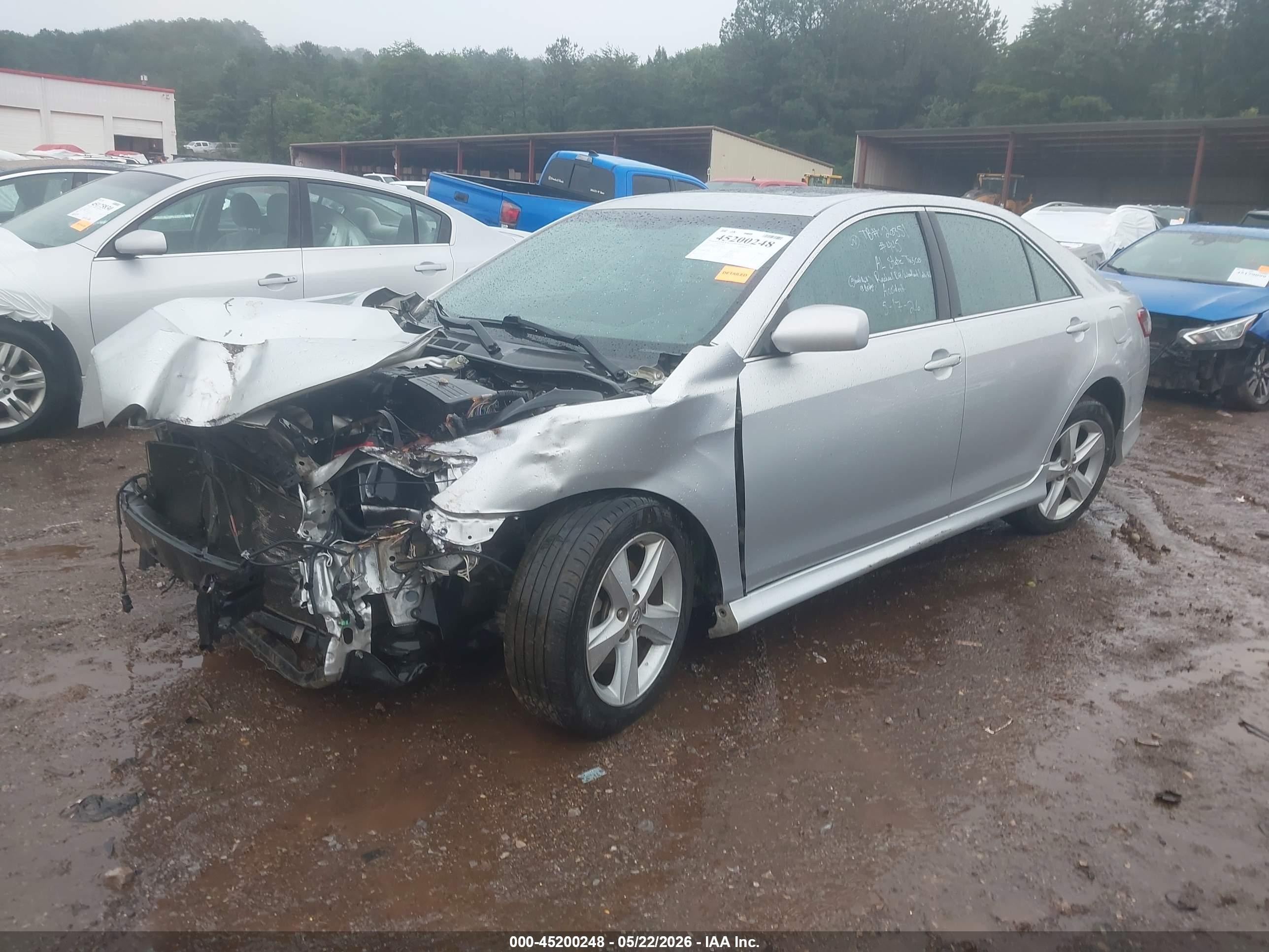 2011 Toyota Camry Se Silver vin: 4T1BF3EK2BU226731