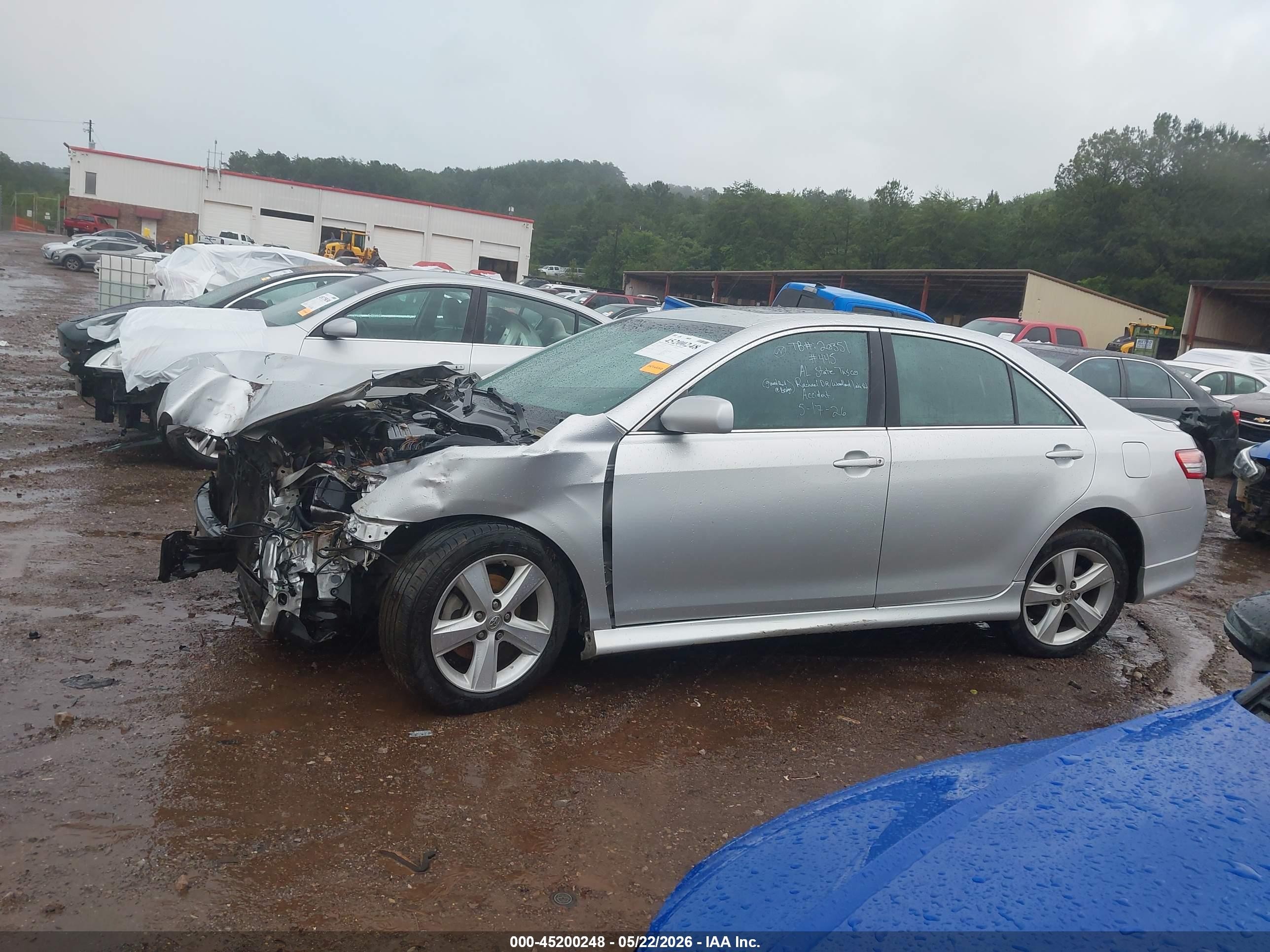 2011 Toyota Camry Se Silver vin: 4T1BF3EK2BU226731
