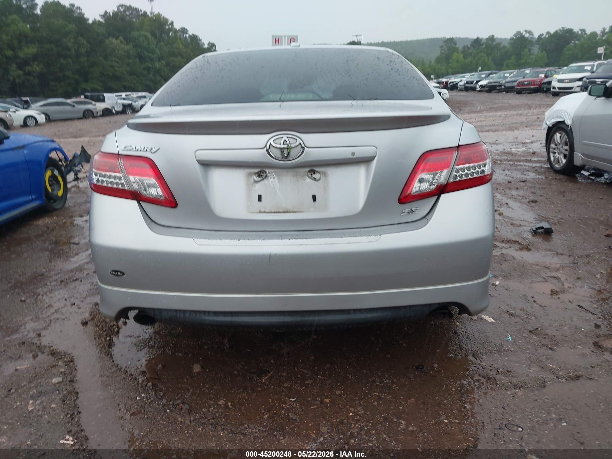 2011 Toyota Camry Se Silver vin: 4T1BF3EK2BU226731