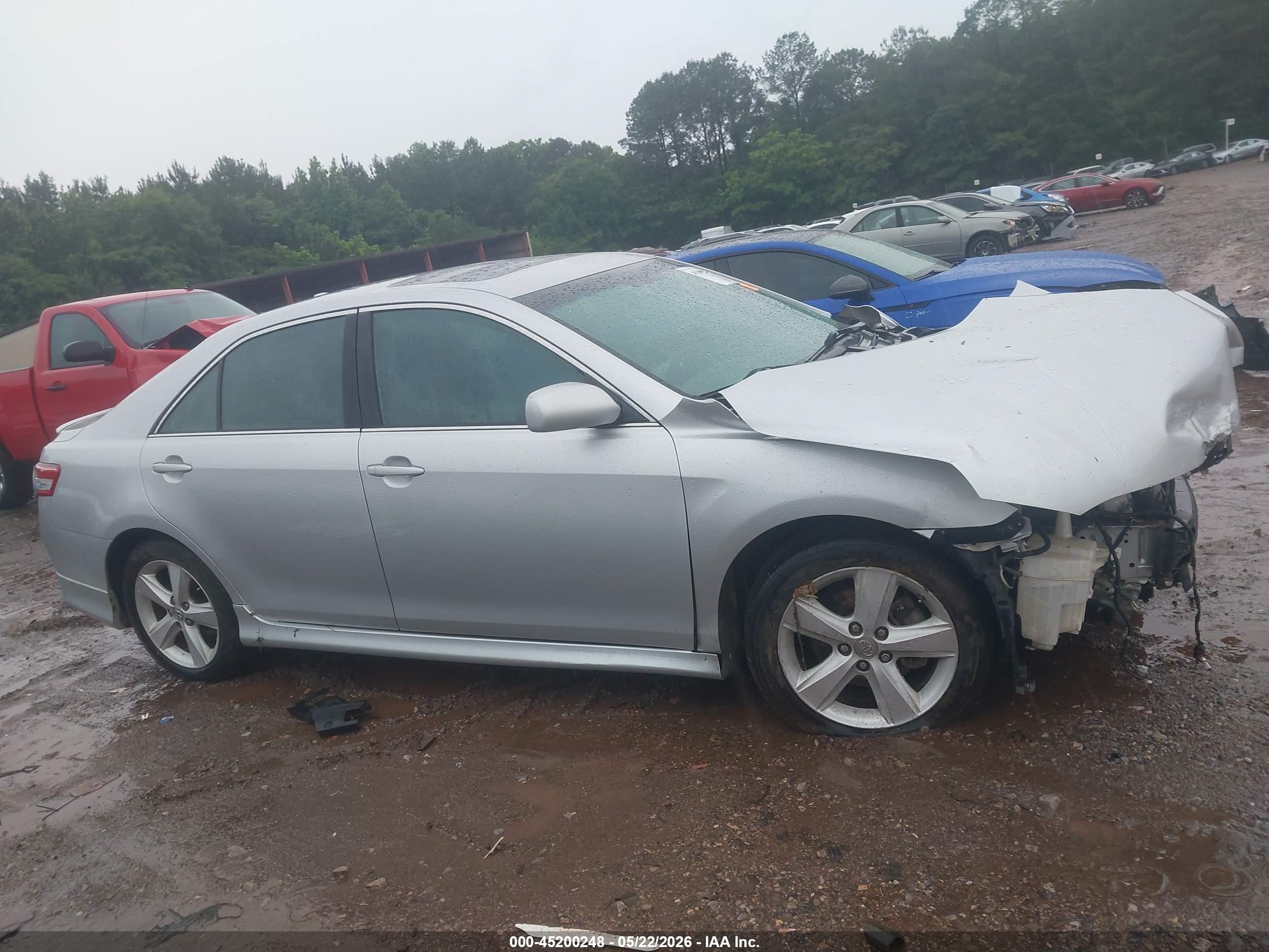 2011 Toyota Camry Se Silver vin: 4T1BF3EK2BU226731