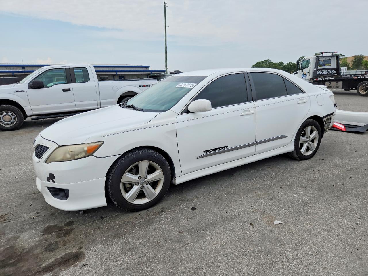 2011 Toyota Camry Se White vin: 4T1BF3EK2BU583200