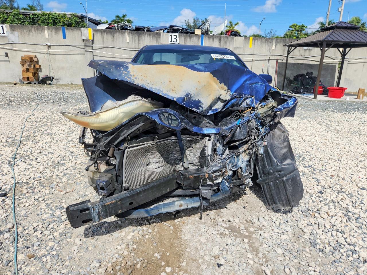 2011 Toyota Camry Base Blue vin: 4T1BF3EK2BU611643