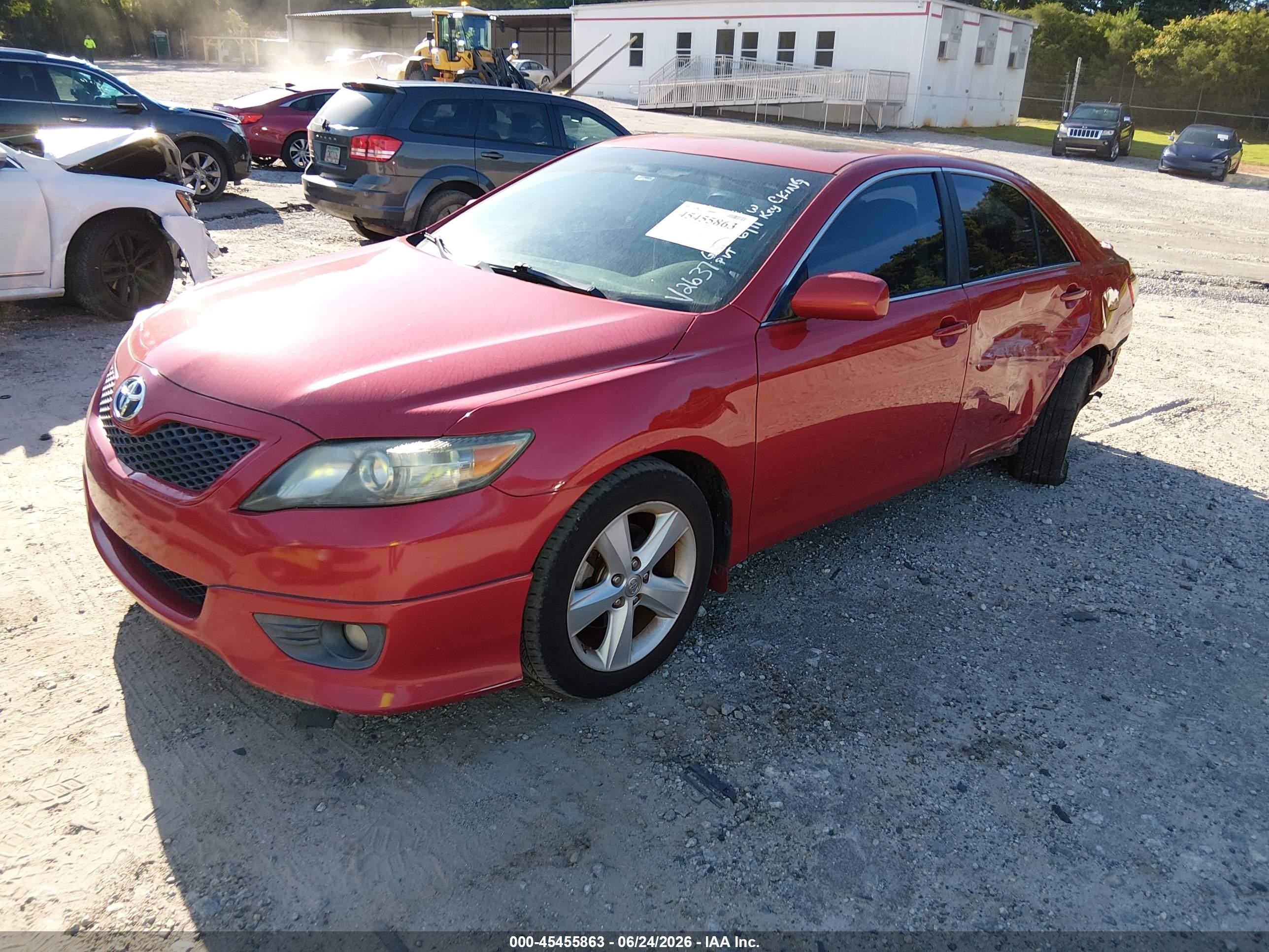 2011 Toyota Camry Se Красный vin: 4T1BF3EK2BU632637