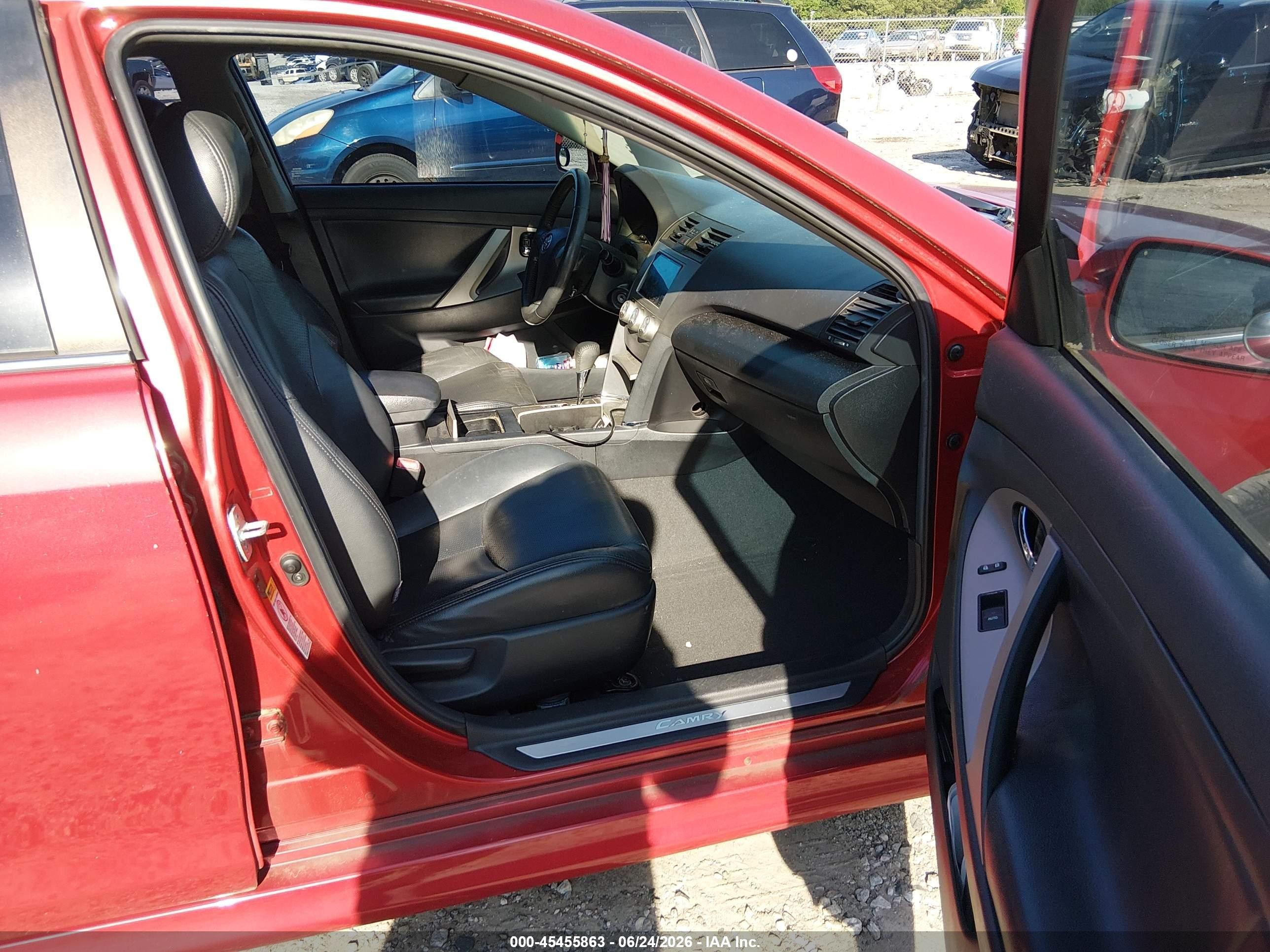 2011 Toyota Camry Se Красный vin: 4T1BF3EK2BU632637