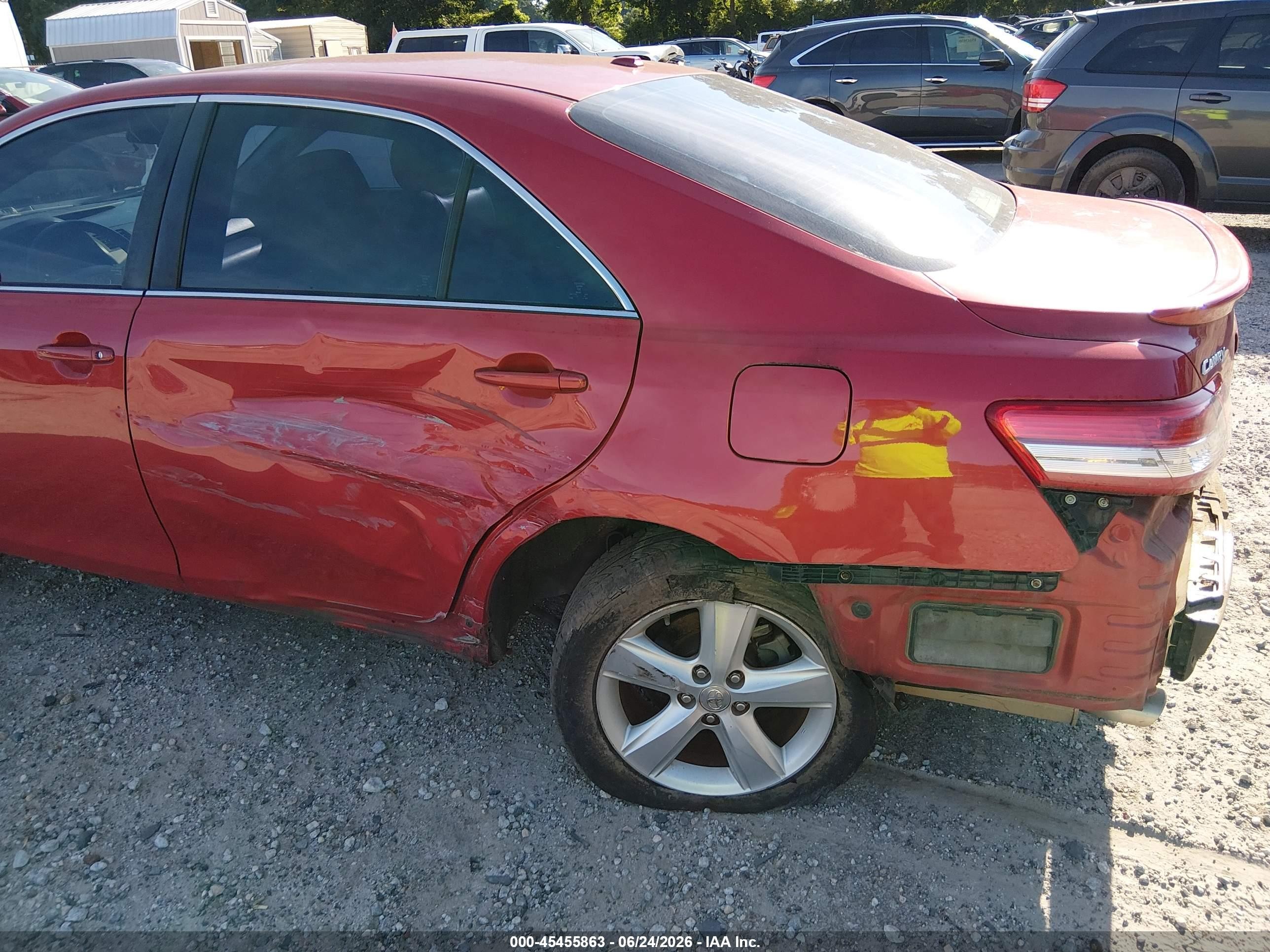 2011 Toyota Camry Se Красный vin: 4T1BF3EK2BU632637