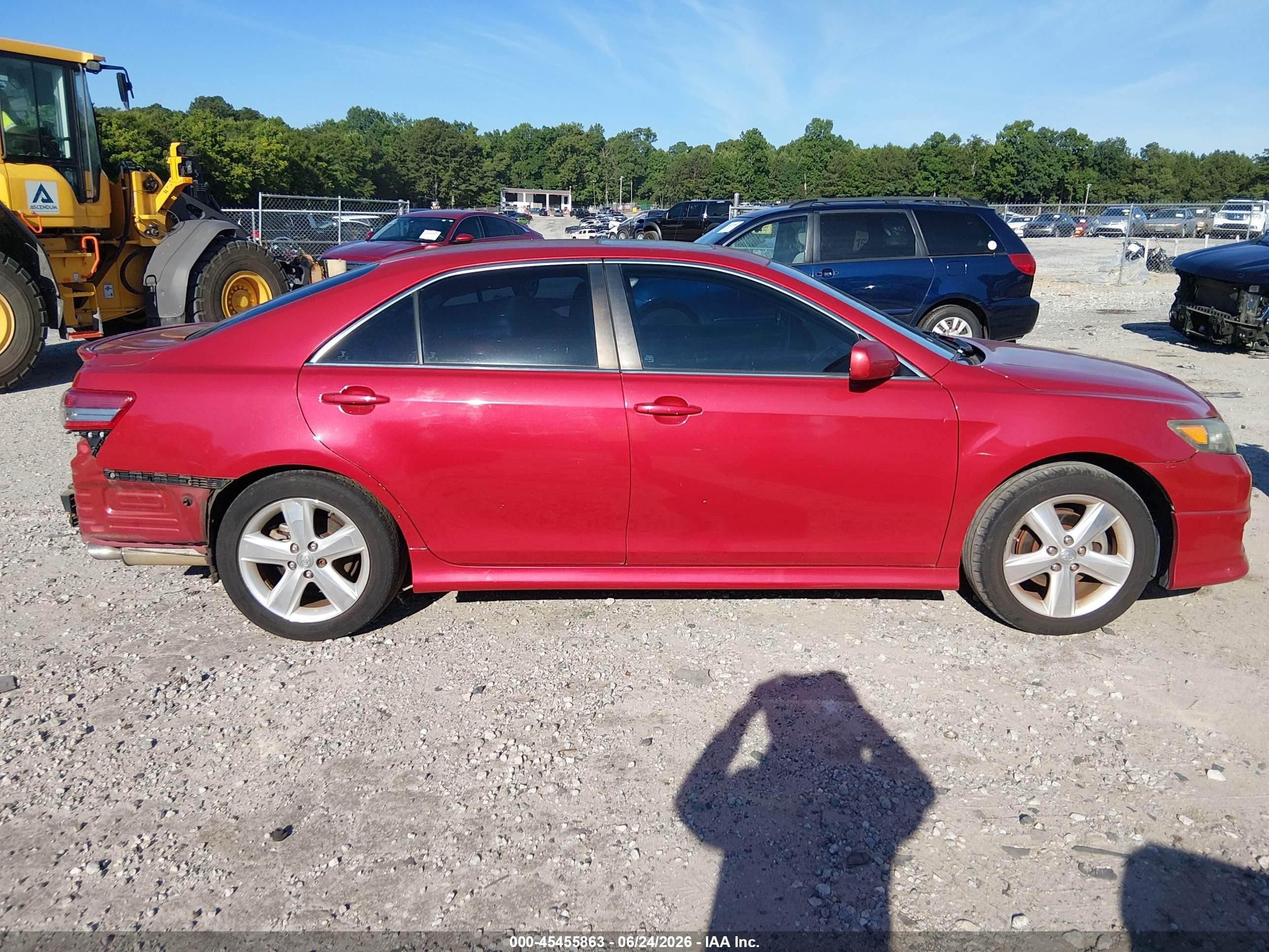 2011 Toyota Camry Se Красный vin: 4T1BF3EK2BU632637