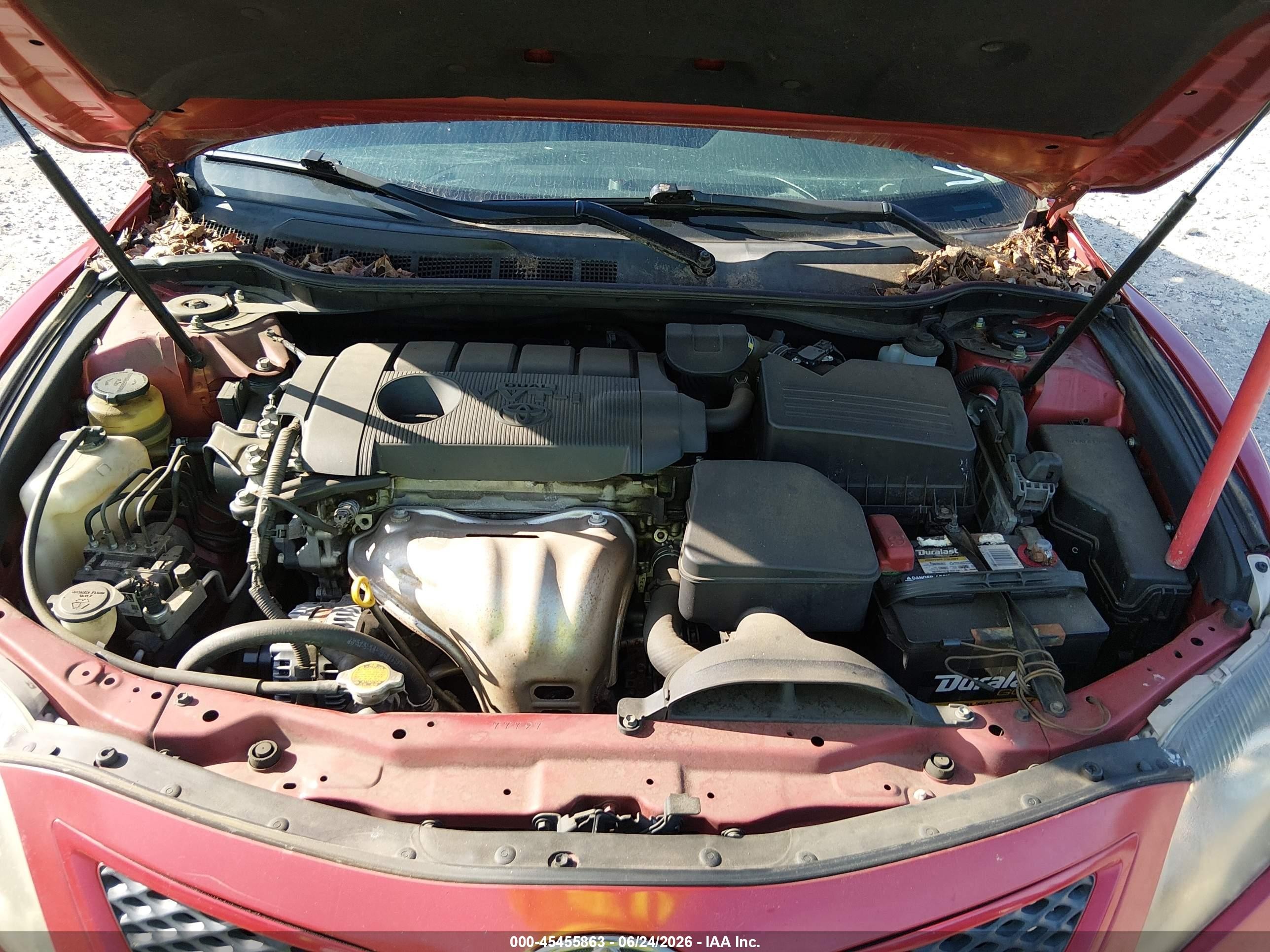 2011 Toyota Camry Se Красный vin: 4T1BF3EK2BU632637