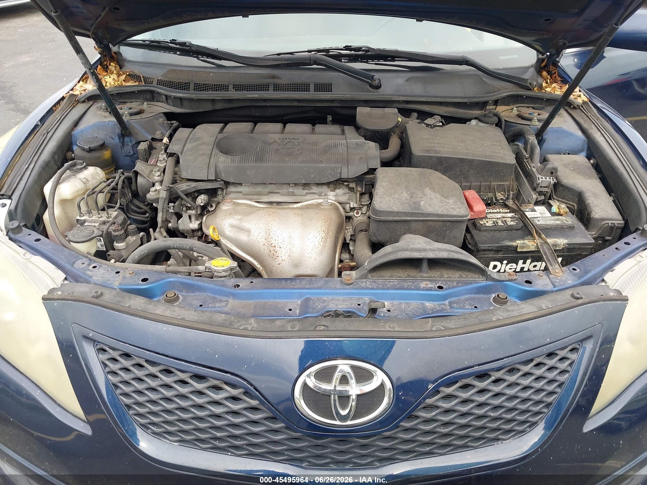 2011 Toyota Camry Se Blue vin: 4T1BF3EK2BU642021