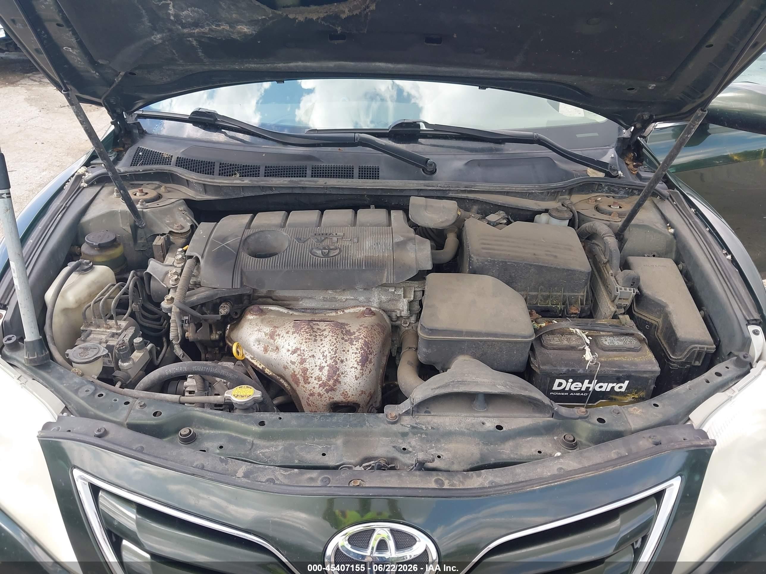 2011 Toyota Camry Le Green vin: 4T1BF3EK2BU643315