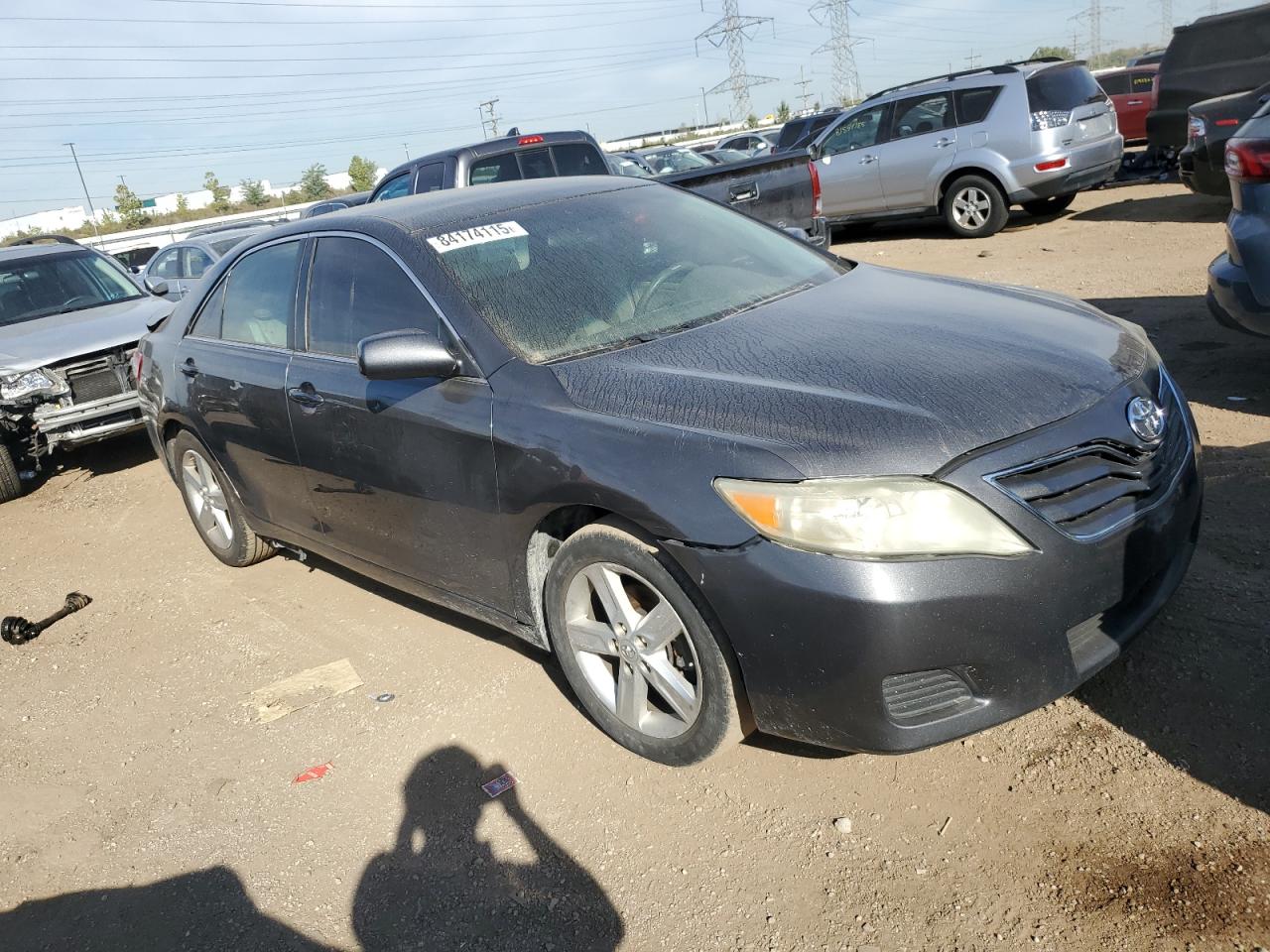 2011 Toyota Camry Base Gray vin: 4T1BF3EK2BU643847