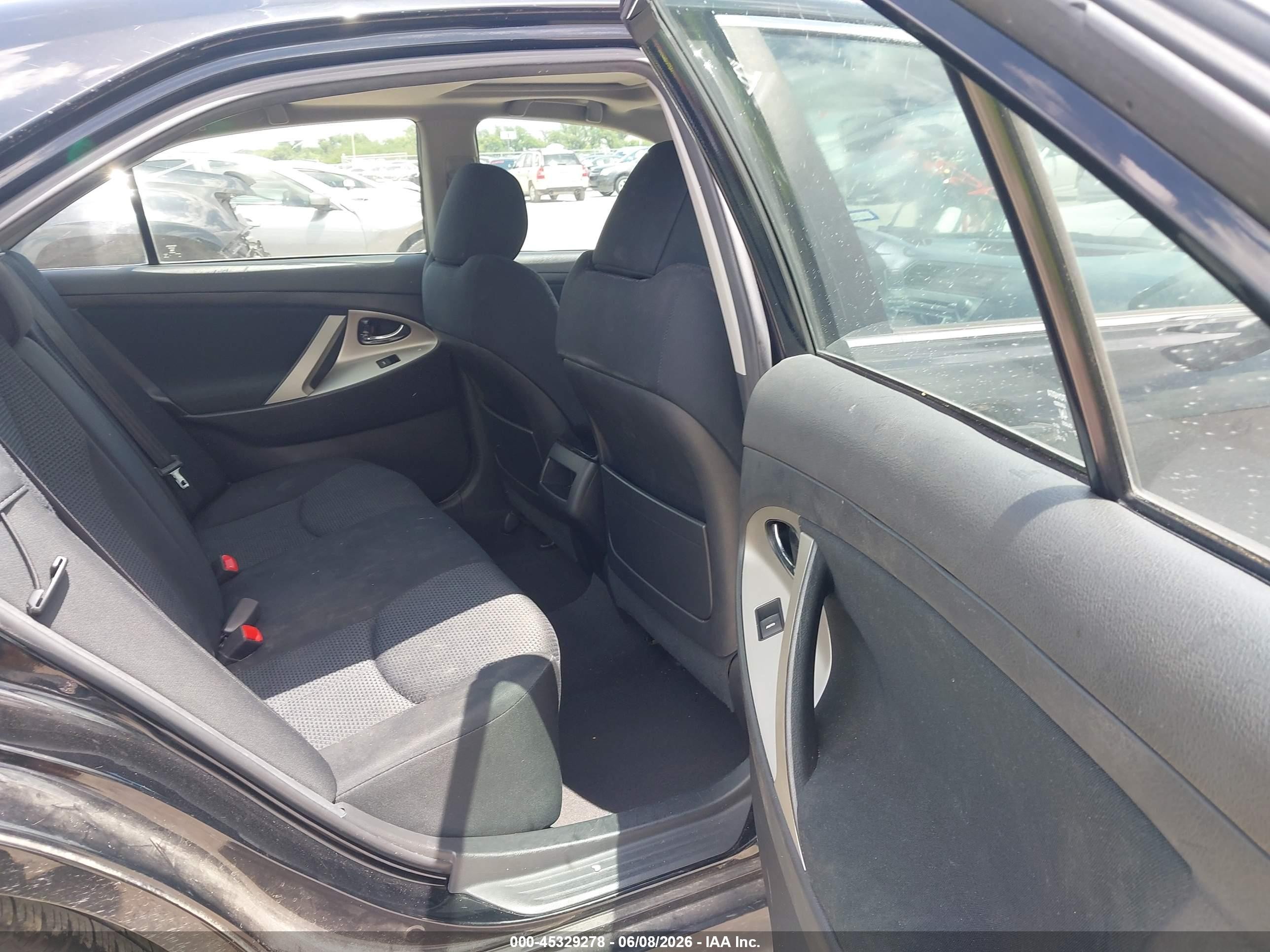 2011 Toyota Camry Se Black vin: 4T1BF3EK2BU674158