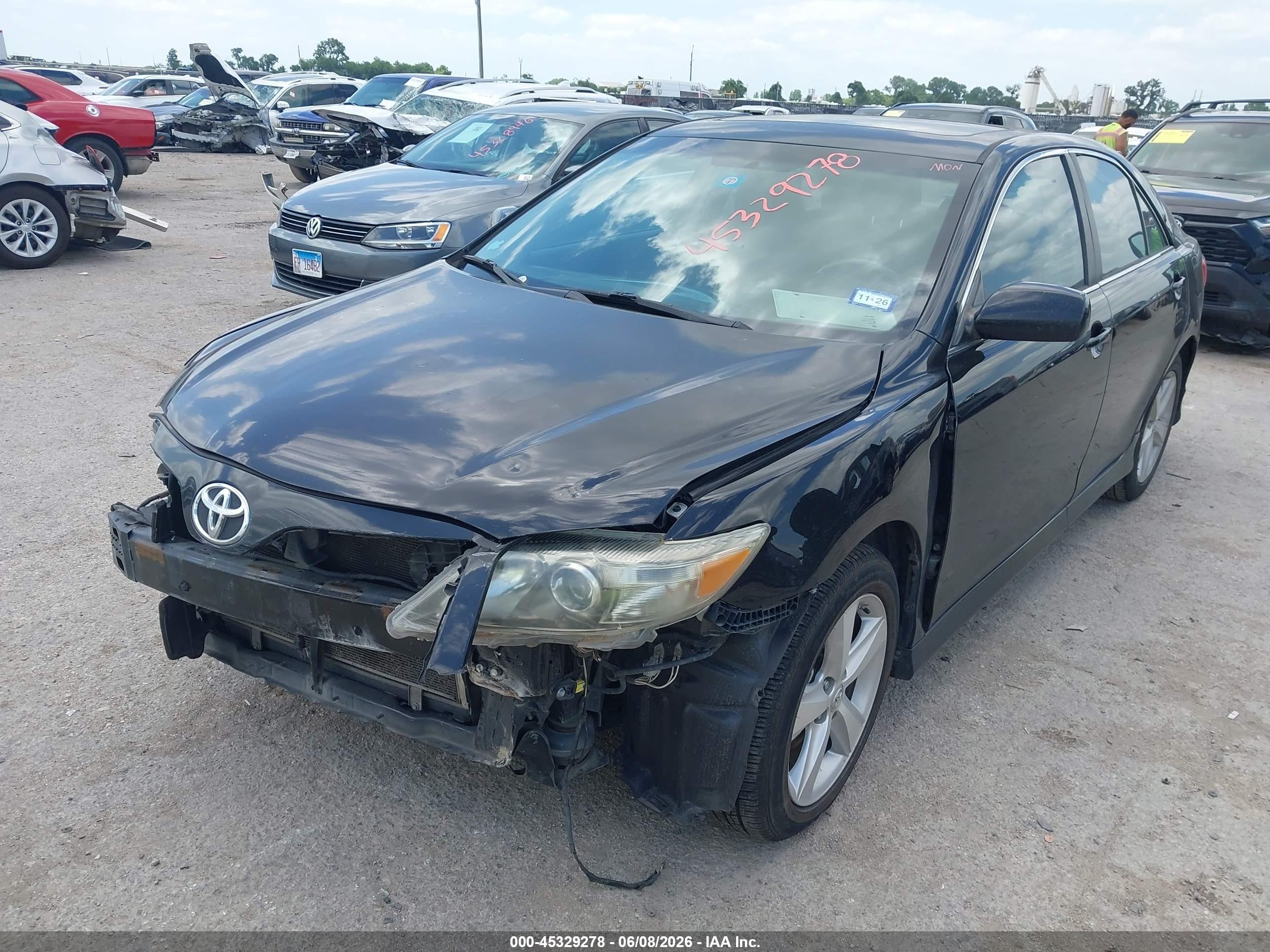2011 Toyota Camry Se Black vin: 4T1BF3EK2BU674158