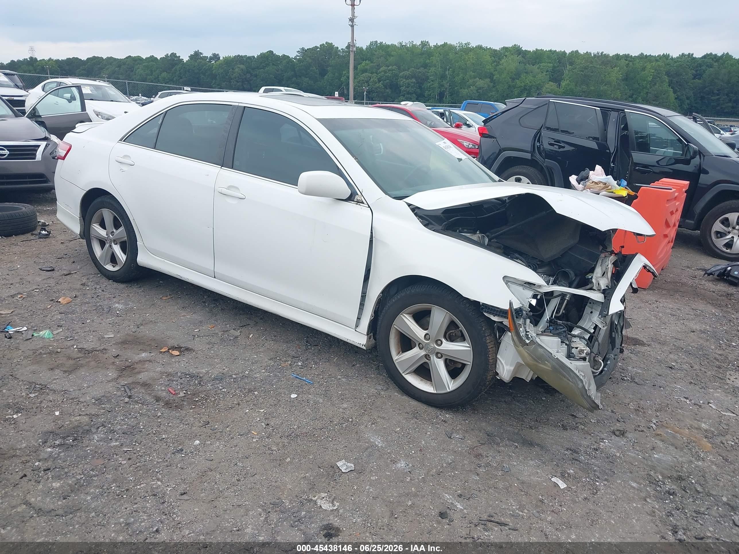 2011 Toyota Camry Se White vin: 4T1BF3EK2BU675178