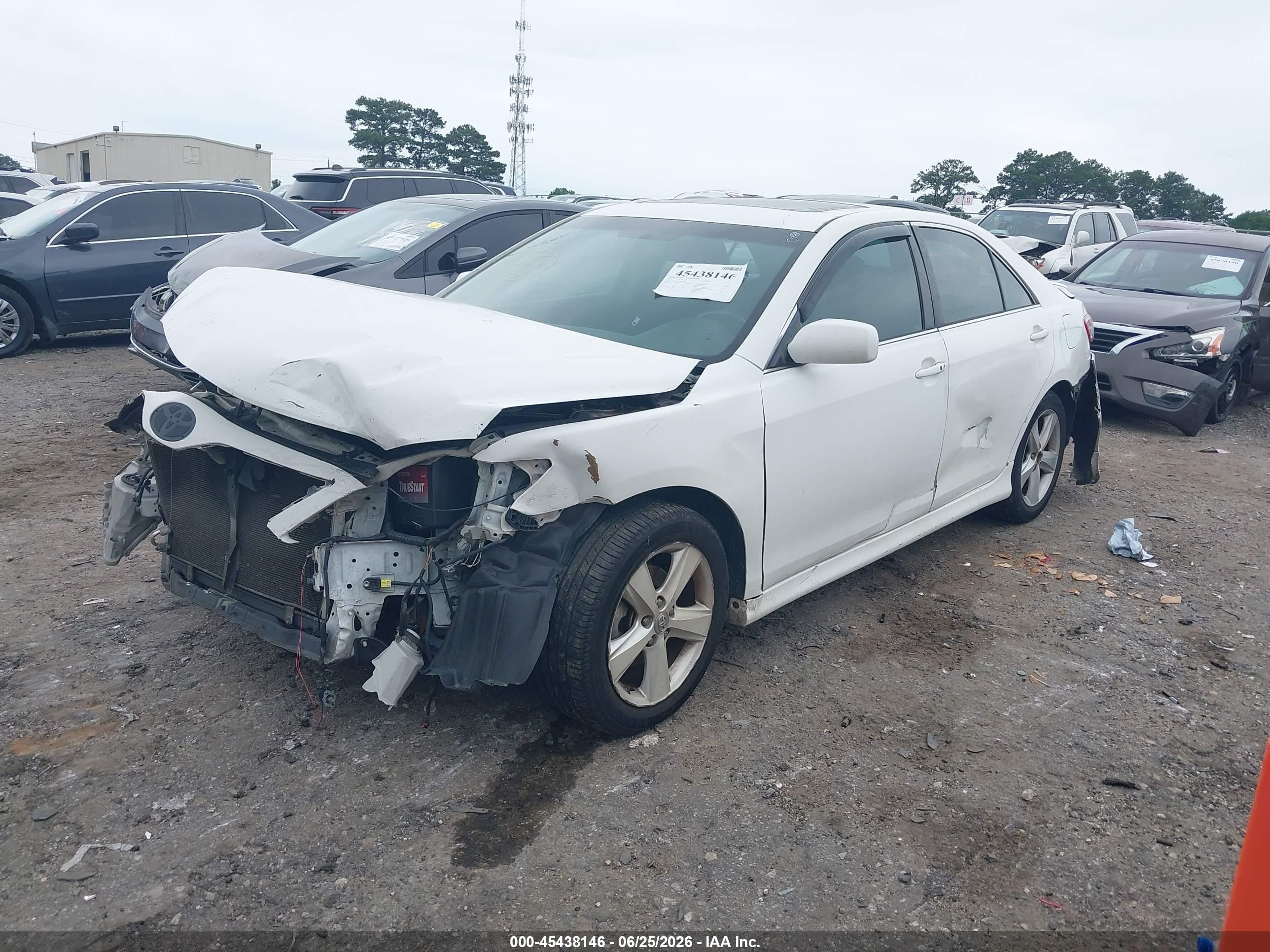 2011 Toyota Camry Se White vin: 4T1BF3EK2BU675178
