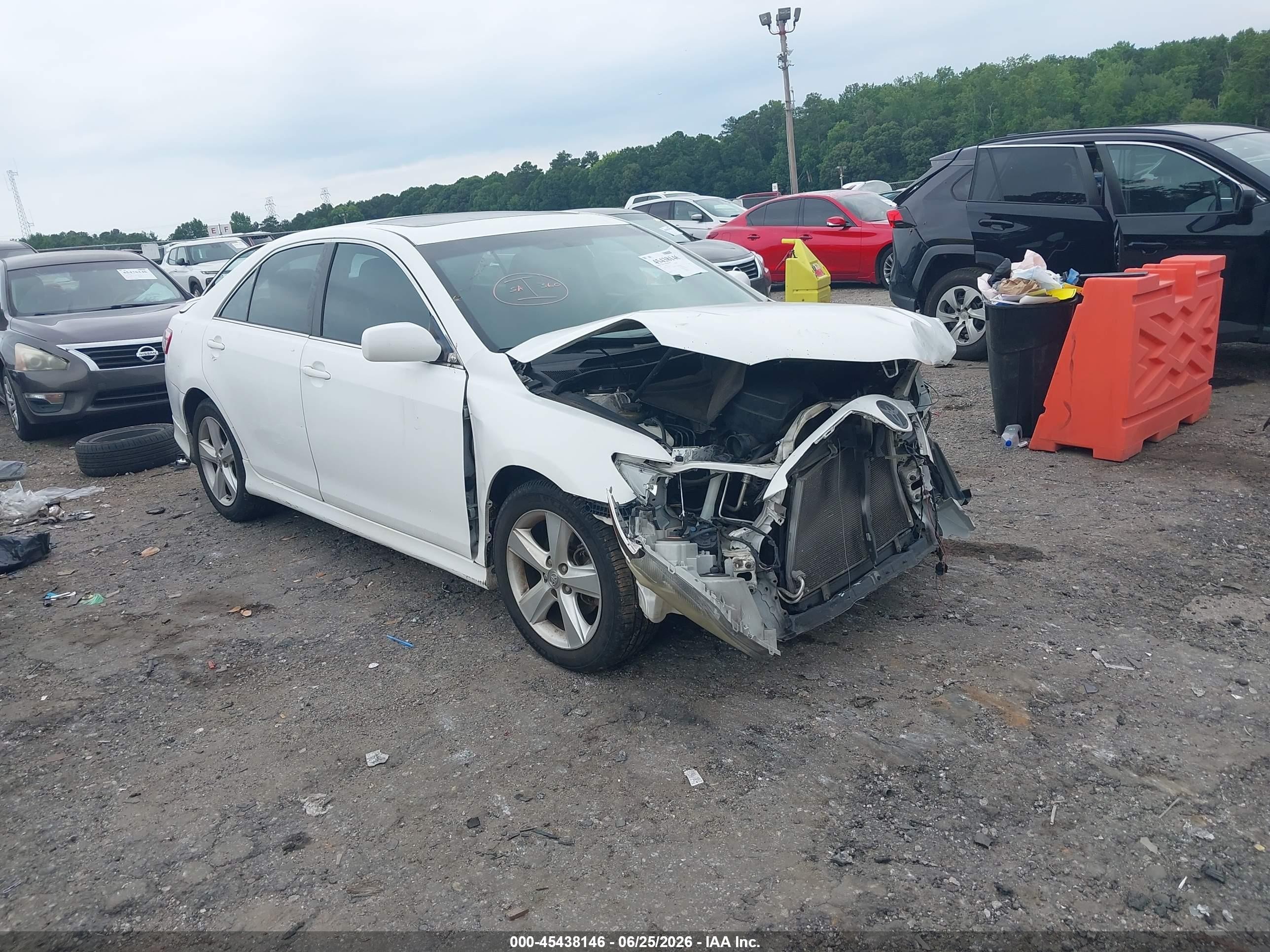2011 Toyota Camry Se White vin: 4T1BF3EK2BU675178