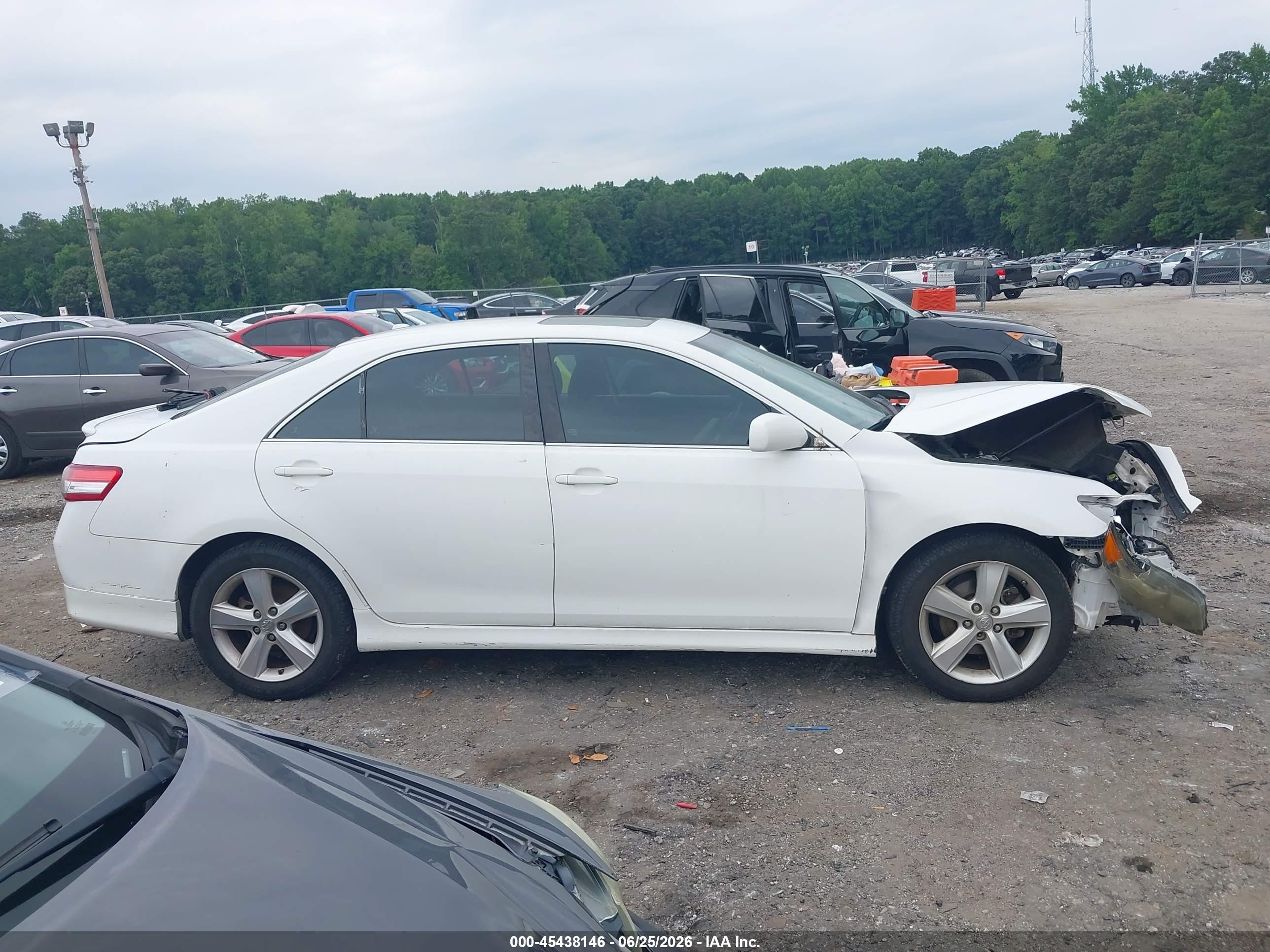 2011 Toyota Camry Se White vin: 4T1BF3EK2BU675178