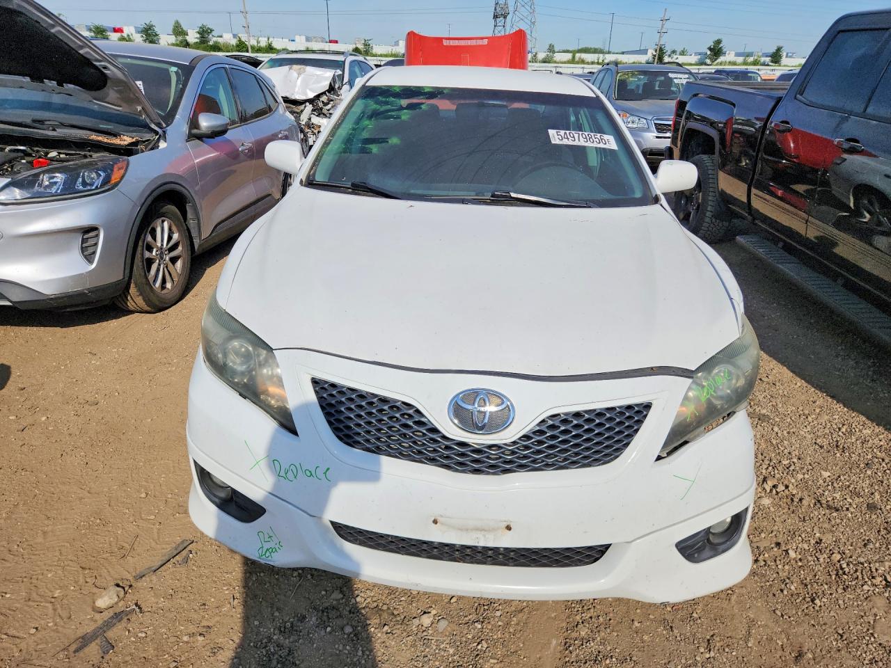 2011 Toyota Camry Se White vin: 4T1BF3EK2BU678887