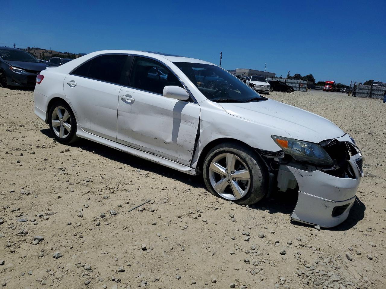 2011 Toyota Camry Se White vin: 4T1BF3EK2BU703545