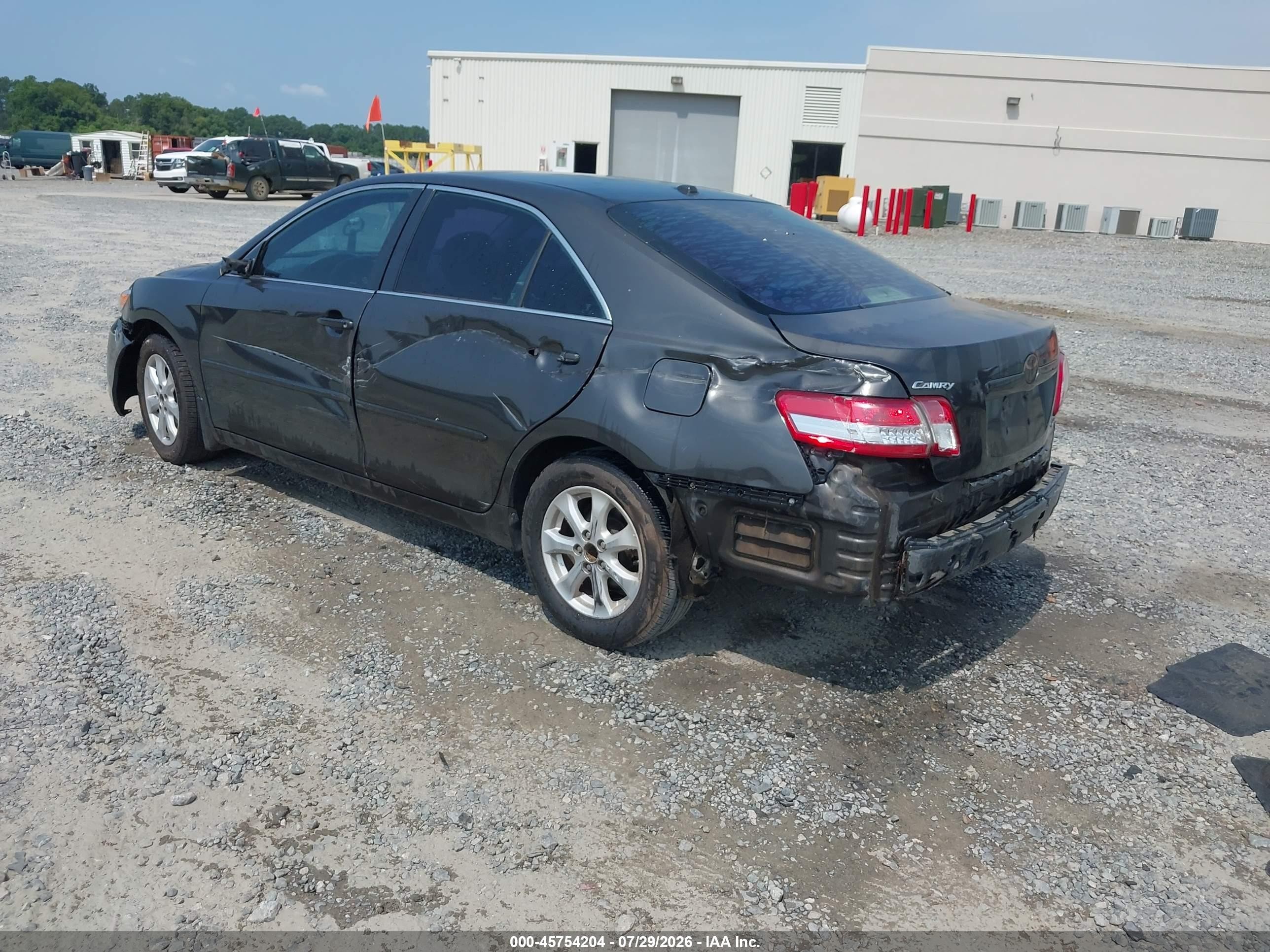 2011 Toyota Camry Le Серый vin: 4T1BF3EK2BU710740